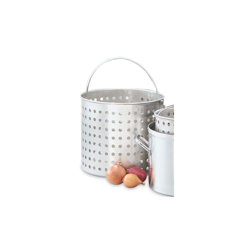 Stainless Steel Fryer Basket for 67580/68680 80 Qt Stock Pots - Perfect for Deep Frying, Boiling Seafood & Large Batch Cooking in Commercial Kitchens