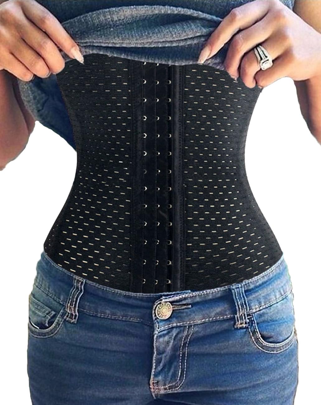 Best Waist Trainer for Women - Tummy Control Body Shaper with Steel Bones for Hourglass Figure | Postpartum Recovery, Workout & Everyday Slimming Shapewear