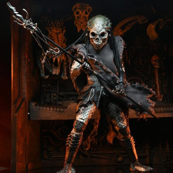 NECA Ultimate Shaman Predator Action Figure - Predator 2 Movie Collectible - Perfect for Display, Gift Giving & Action Figure Collections