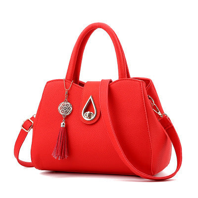 Luxury Designer Women's Handbag with Tassel - Top Handle & Shoulder Messenger Bag for Women - Elegant Fashion Accessory for Work, Travel & Evening Events