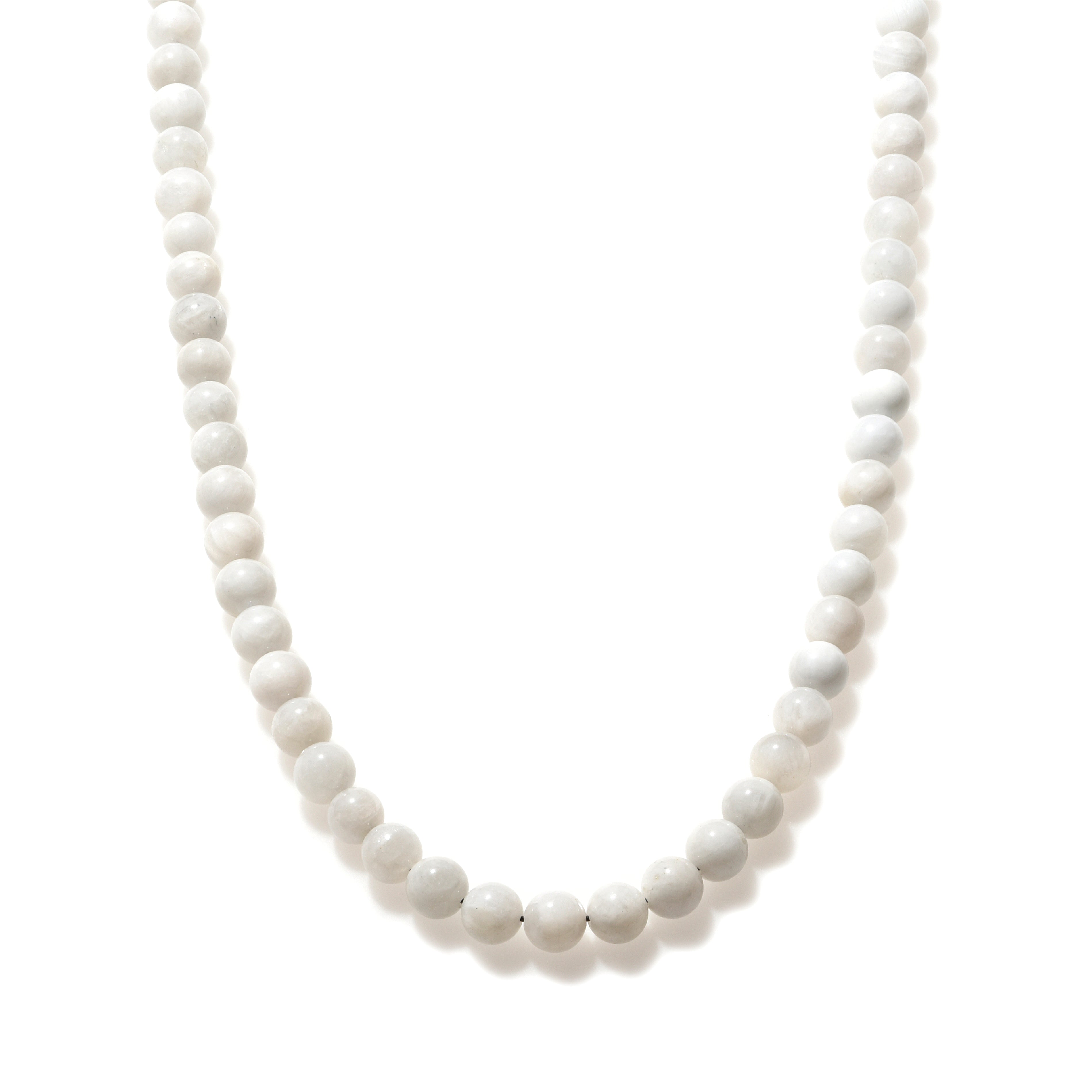 Moonstone Beaded Necklace for Women - Healing Crystal Jewelry for Meditation, Yoga & Spiritual Energy - Elegant Boho Chic Necklace for Everyday Wear