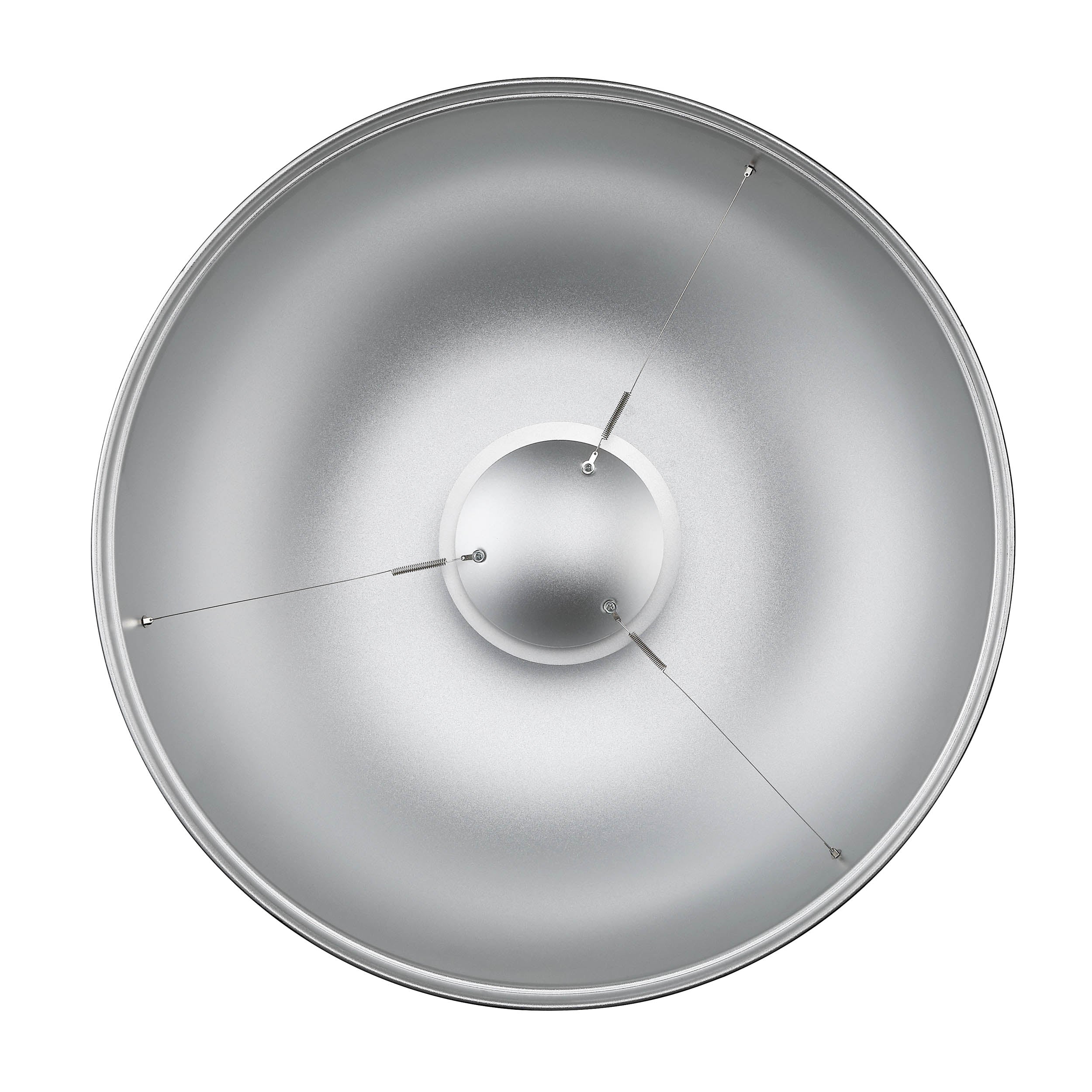 BDR S55 Pro 55cm Professional Silver Beauty Dish - Studio Photography Lighting Reflector for Portraits & Product Shoots