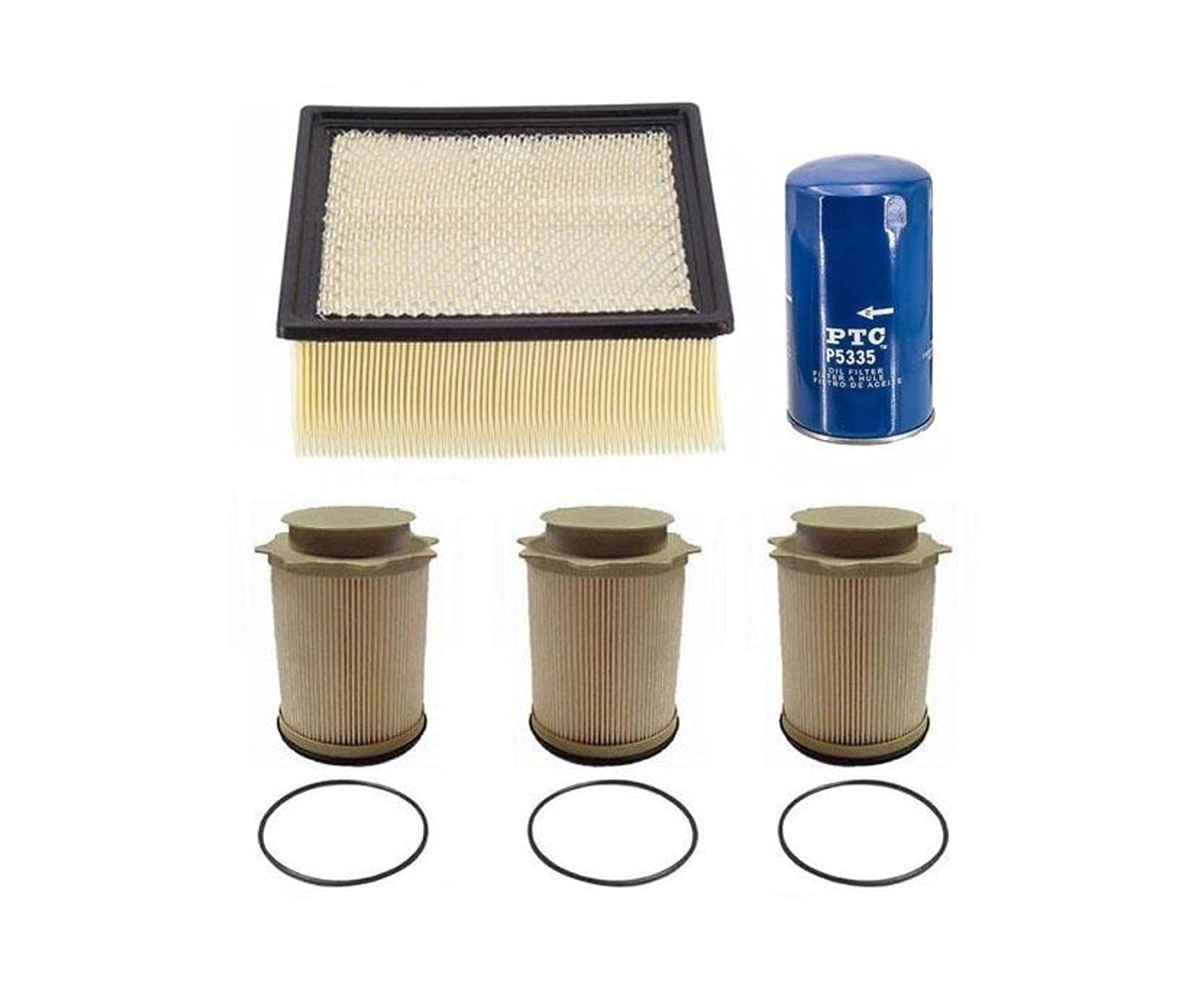 High-Performance Water Separator Fuel Filter & Air Oil Filter for Ram 2500 6.7L Turbo Diesel (2010-2018) - Improve Engine Performance & Fuel Efficiency for Off-Road & Heavy-Duty Towing