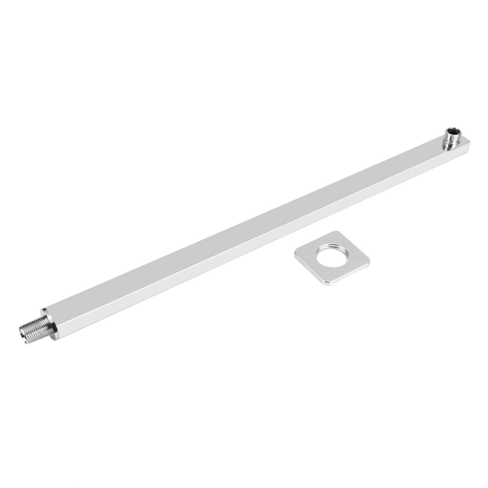 Stainless Steel Shower Extension Arm 60cm/23.62in - Adjustable Wall Mounted Shower Arm for Bathroom, Handheld Showerhead & Rainfall Shower - Perfect for Small Bathrooms, RV & Camping Use