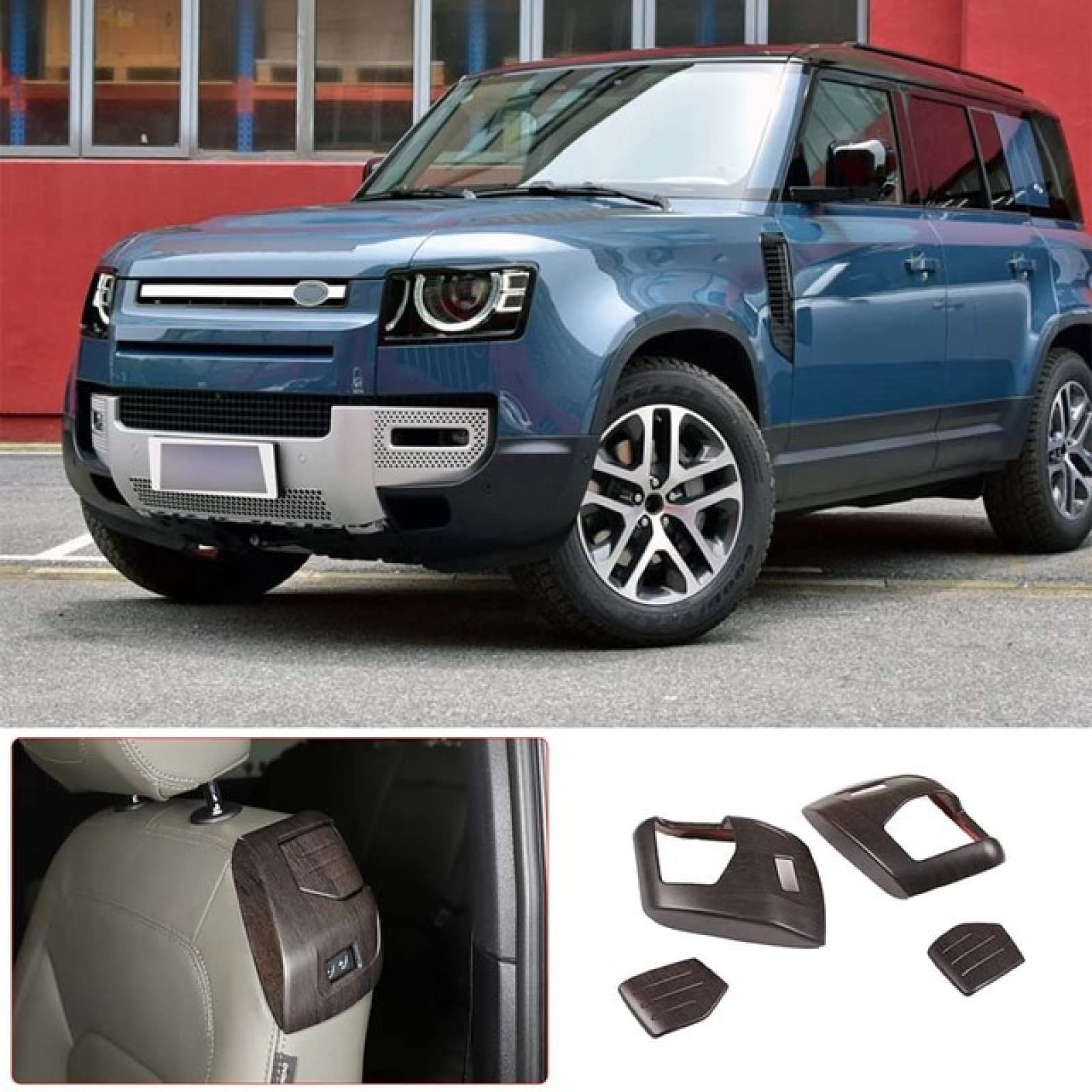 Land Rover Defender 90 2020-2022 ABS Front Seat Adjustment Switch Cover | Interior Styling Accessories for Enhanced Driving Comfort