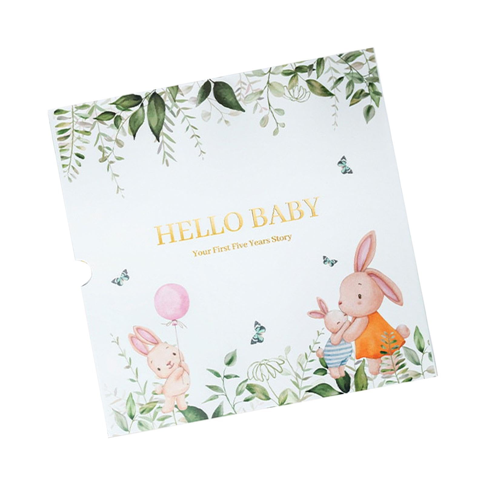 Baby Memory Book - First Year Milestone Journal & Scrapbook for Newborns | Capture Baby's Growth & Special Moments | Perfect Gift for Expecting Moms & New Parents | Baby Shower, Christening & 1st Birthday Keepsake