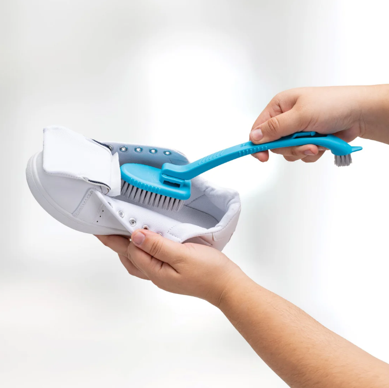 Premium Shoe Brush for Cleaning & Polishing – Gentle Bristles for Leather, Suede & Sneakers – Perfect for Shoe Care, Shining & Stain Removal at Home or On-The-Go