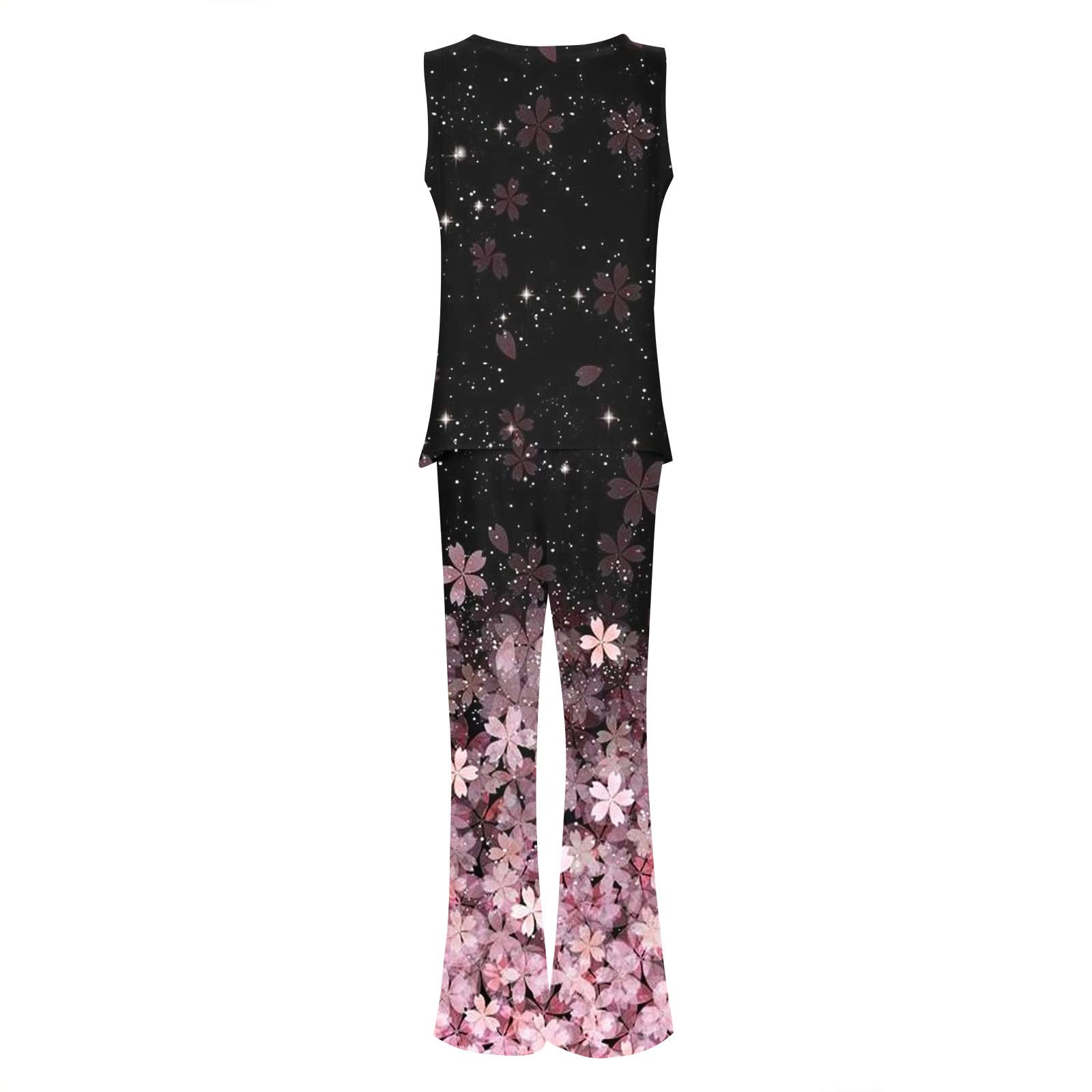 Women's 2-Piece Pajama Set - Soft Cotton Sleepwear Shorts & Top for Lounge, Travel & Home Comfort
