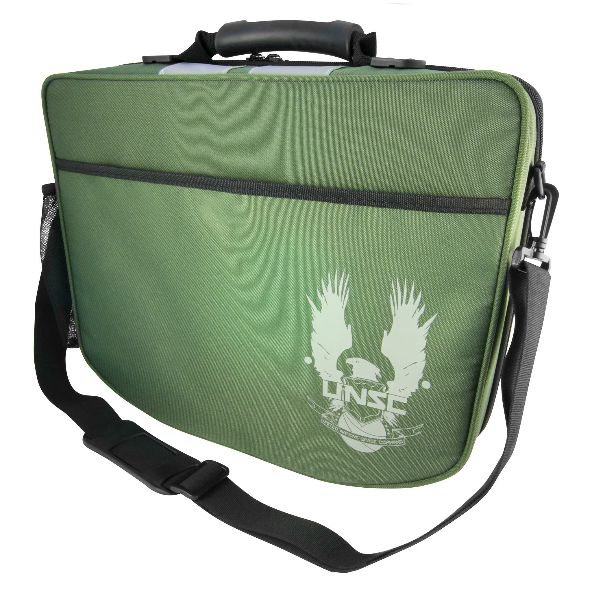Halo 4 UNSC Warthog Messenger Bag - Officially Licensed The Coop Gaming Backpack for Men & Women - Perfect for School, Work & Comic Con Cosplay