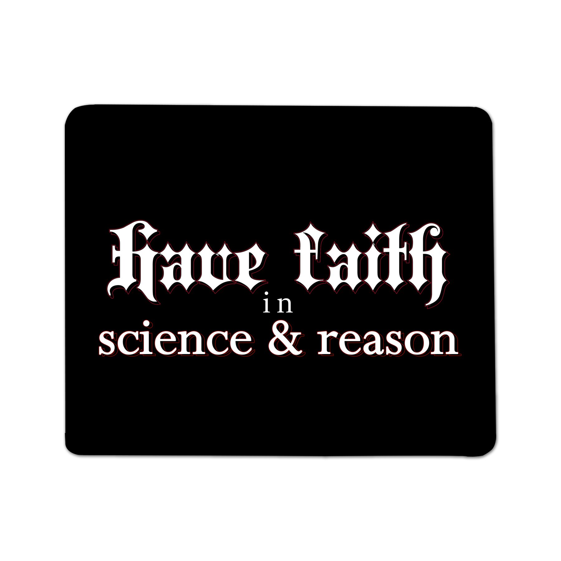Premium Science & Reason Themed Mouse Pad - Non-Slip Rubber Base, Smooth Surface for Precise Tracking - Perfect for Office, Gaming & Home Workspace