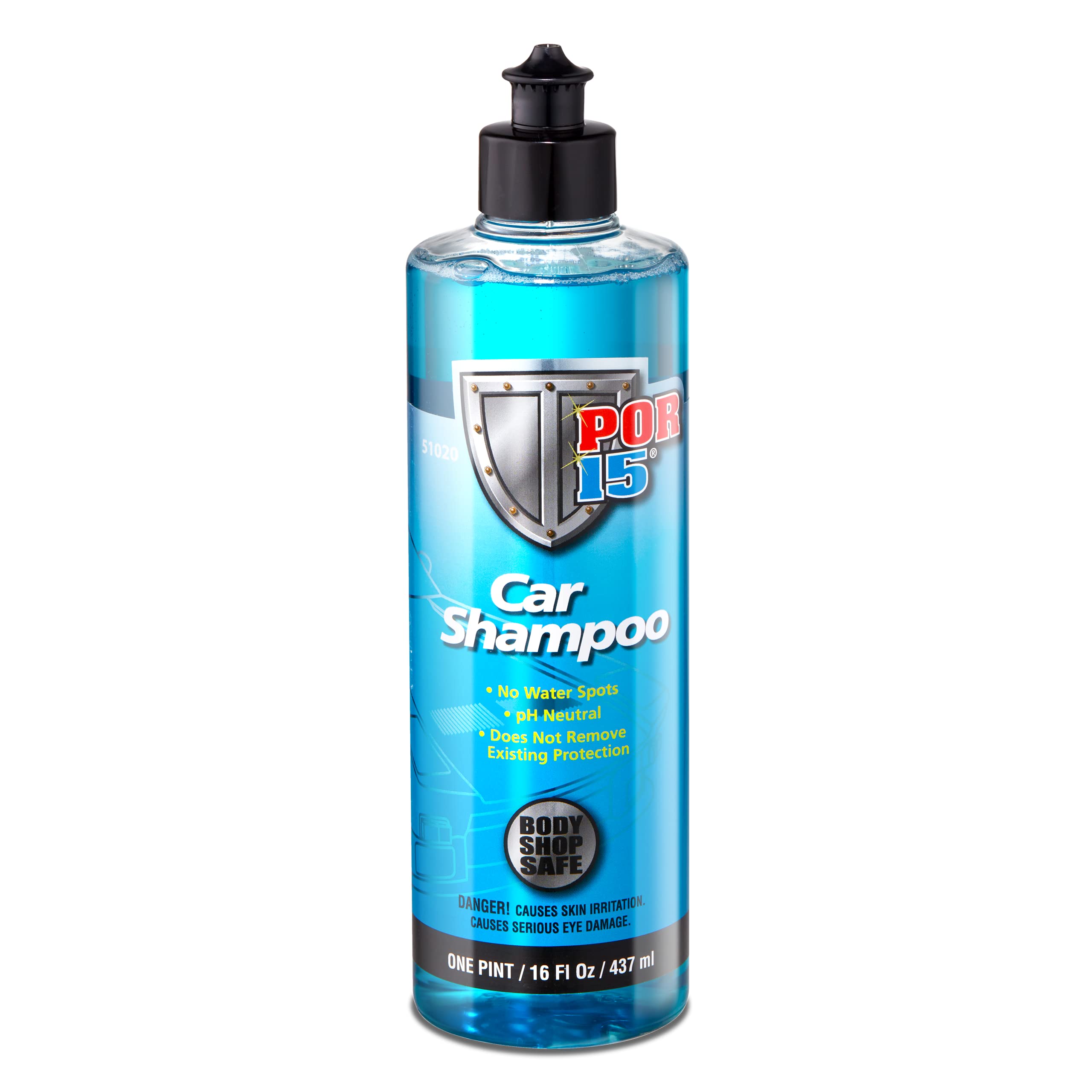 POR-15 Car Shampoo - Professional Auto Detailing Soap, Body Shop Safe, pH Balanced Formula for Cars, Trucks & Motorcycles - Perfect for Washing, Waxing & Protecting Vehicle Paint