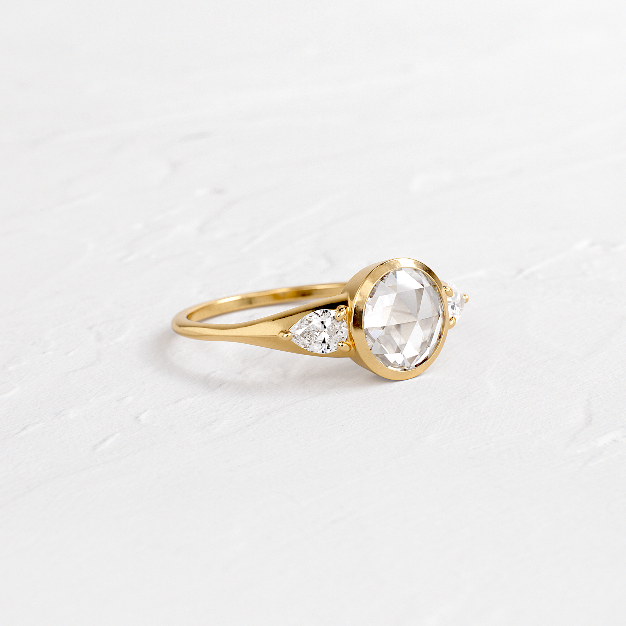 Rose Cut Ascent Ring - Elegant & Unique Wedding Band for Women | Perfect for Engagement, Anniversary & Special Occasions