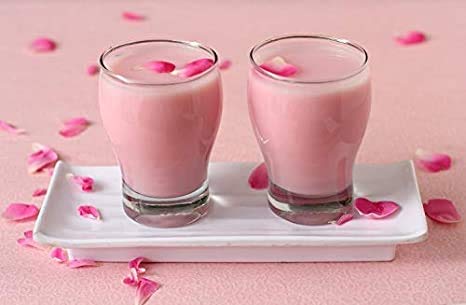 Premium Neotea Rose Milk Tea Powder - 1kg (35.2 oz) | Instant Rose Flavored Milk Tea Mix | Perfect for Bubble Tea, Iced Tea, or Hot Beverages at Home, Cafes & Parties