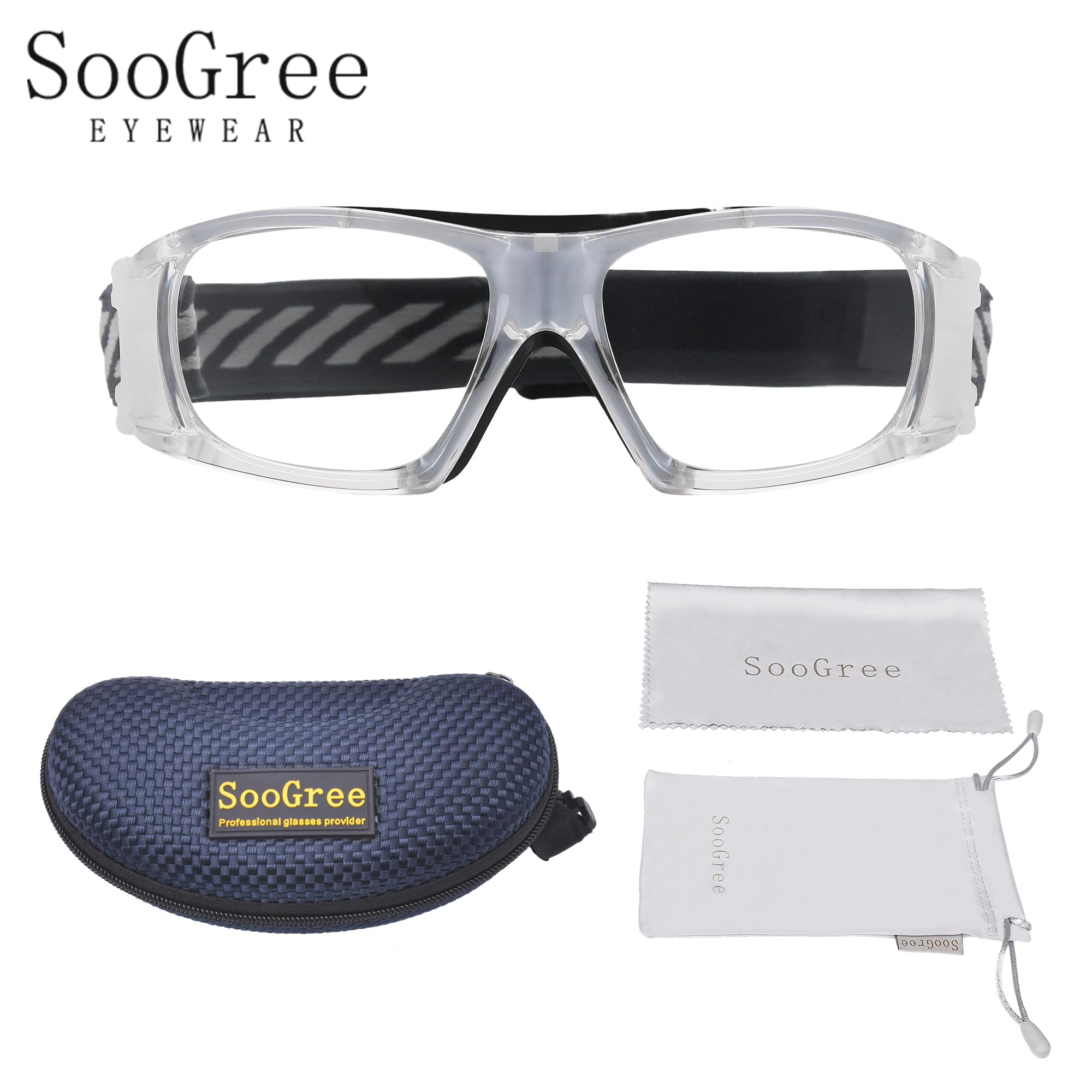 Anti-Fog Sports Goggles for Men & Women - Basketball, Football Protective Eyewear with Shock Absorption - Perfect for Outdoor Activities, Running, Cycling & Contact Sports