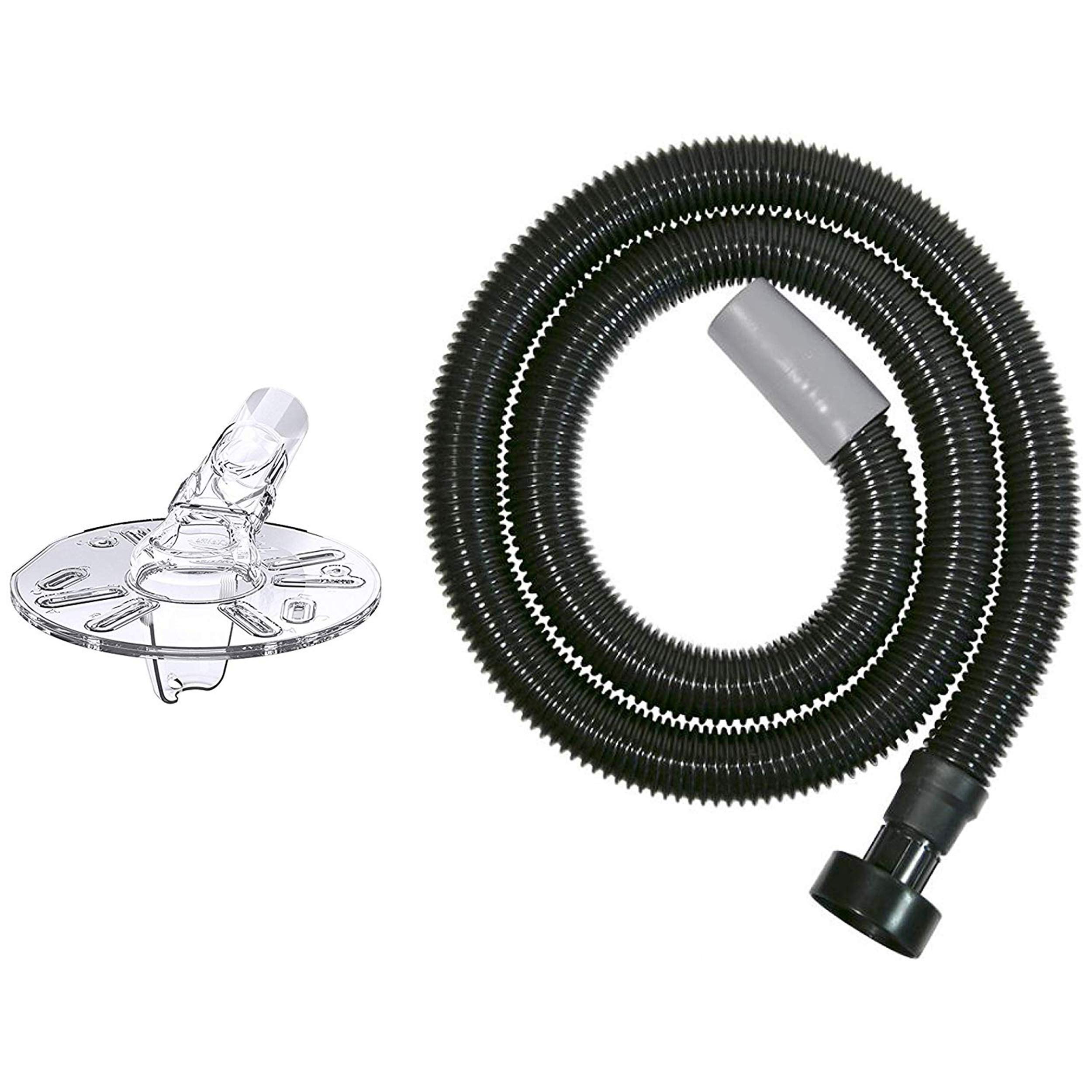 Oneida Air Systems Universal Router Hood with Hose - Dust Collection for Woodworking Tools - Perfect for CNC, Table Saws & Workshop Safety