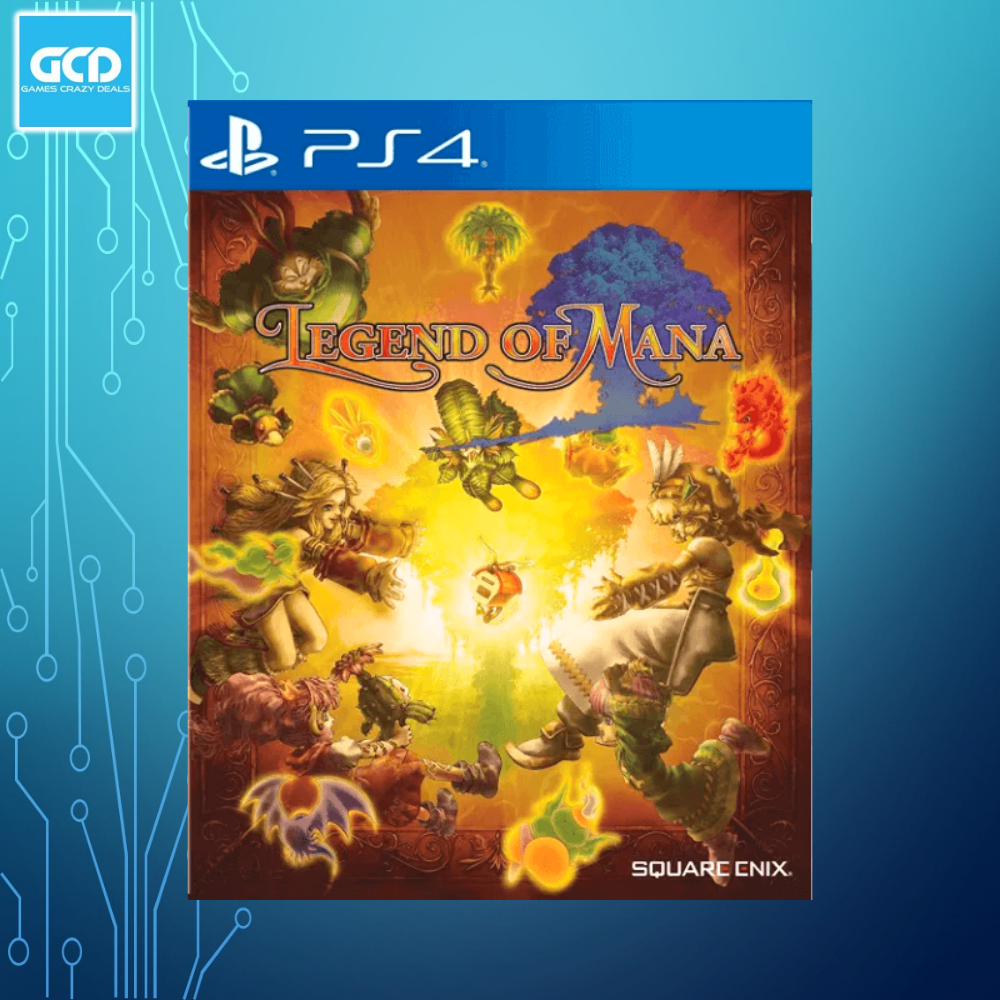 Legend of Mana PS4 Game - English Version (R3) - Epic Fantasy RPG Adventure for PlayStation 4 - Perfect for Solo Gaming & Fantasy Lovers