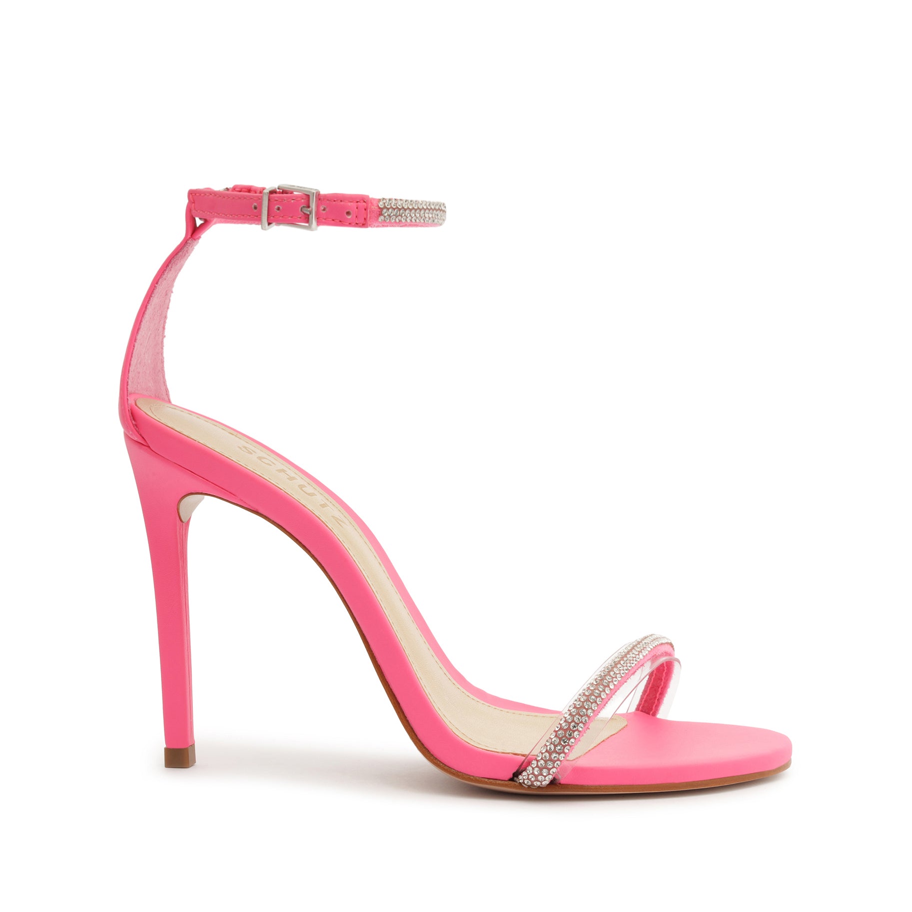 Fabienne Women's Stretch Leather & Vinyl Sandals - Comfortable Slip-On Casual Shoes for Walking, Travel & Everyday Wear