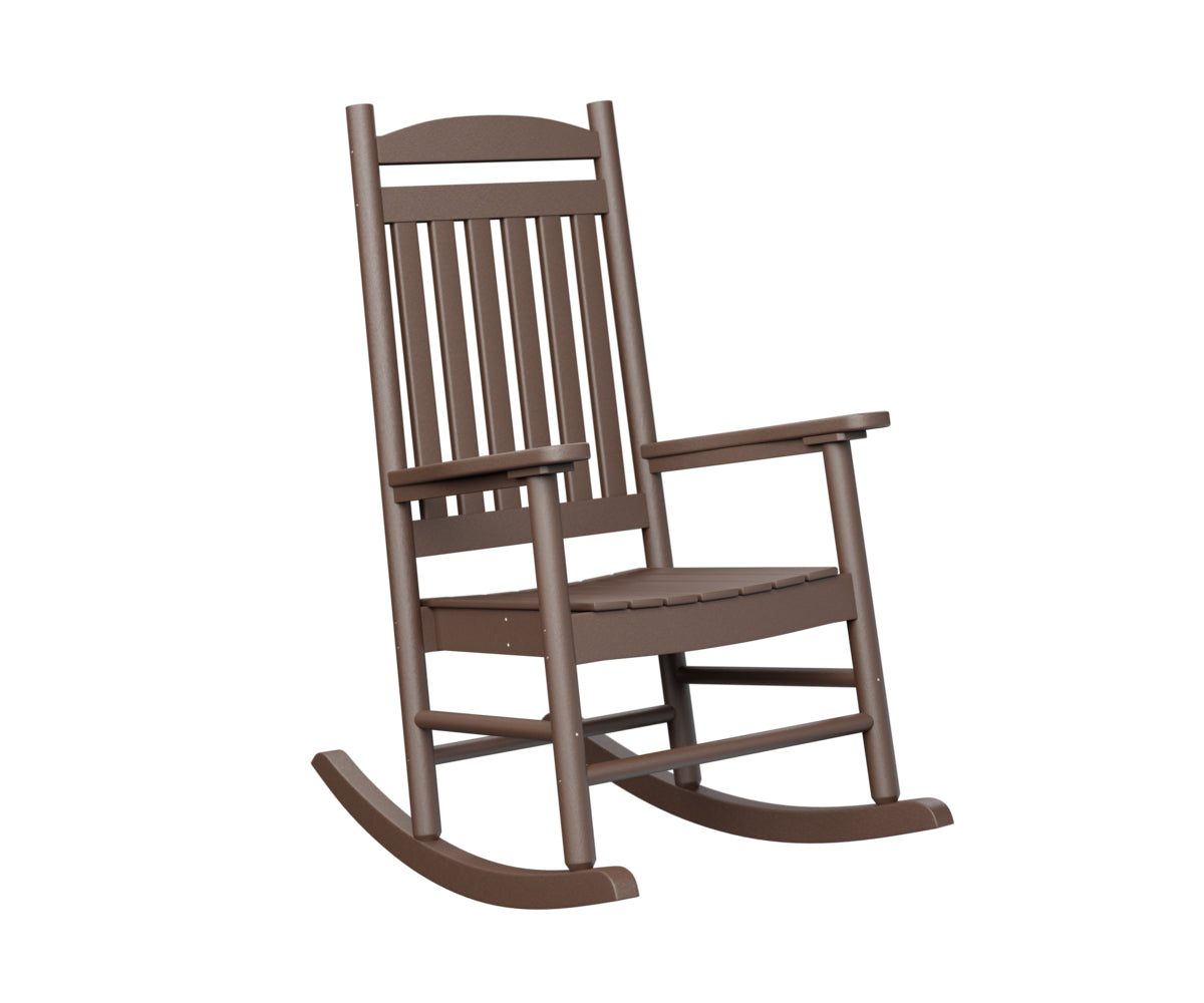 Berlin Gardens Porch Rocker - Classic Wooden Rocking Chair for Outdoor Patio, Garden & Front Porch - Perfect for Relaxing, Reading & Enjoying Nature