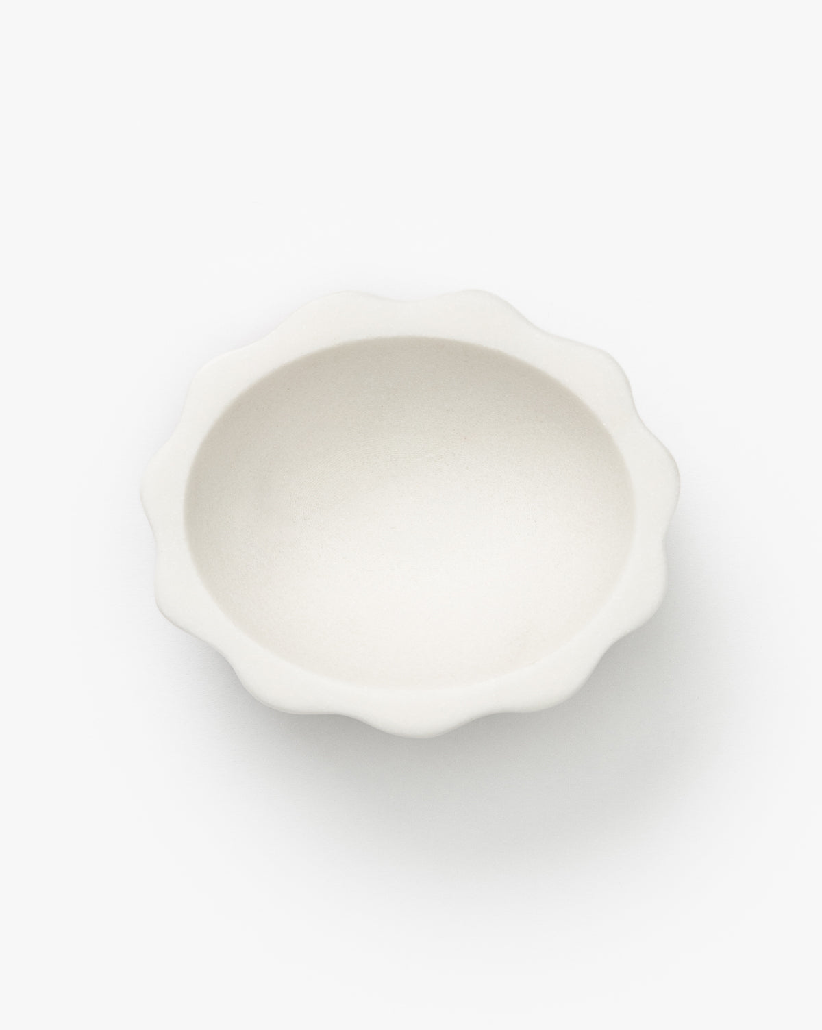 Elegant Scalloped Marble Bowl - Handcrafted Stone Fruit Serving Dish for Dining Table Decor, Wedding Centerpiece & Home Decor