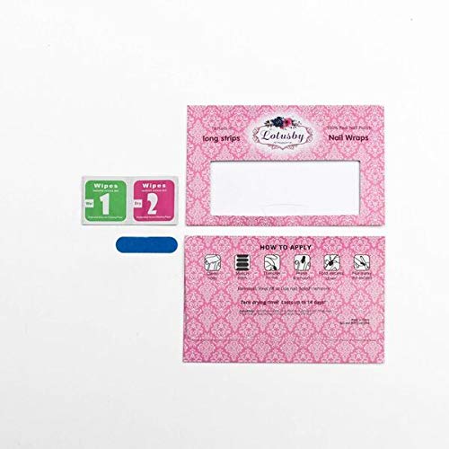 18 Pcs Nail Polish Art Strips - DIY Manicure & Pedicure Decals with Floral Design for Wedding, Bachelorette, Prom Party | Easy to Apply Nail Wraps for Home & Salon Use