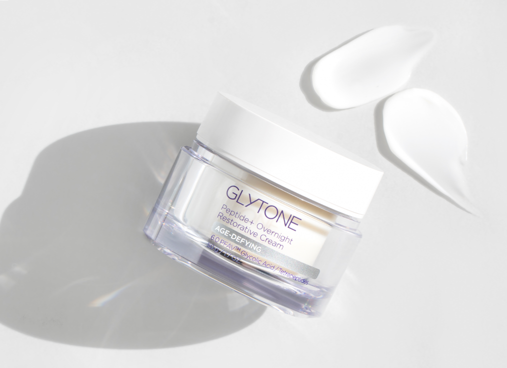 Glytone Age Defying Peptide+ Overnight Restorative Cream - Anti-Aging Night Face Moisturizer for Wrinkles & Fine Lines - Perfect for Nighttime Skincare Routine & Dry Skin Care