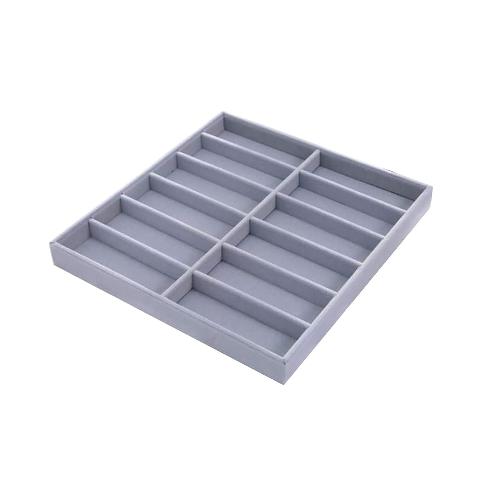 Velvet Sunglasses Storage Case - 12 Glasses Holder for Closet & Travel