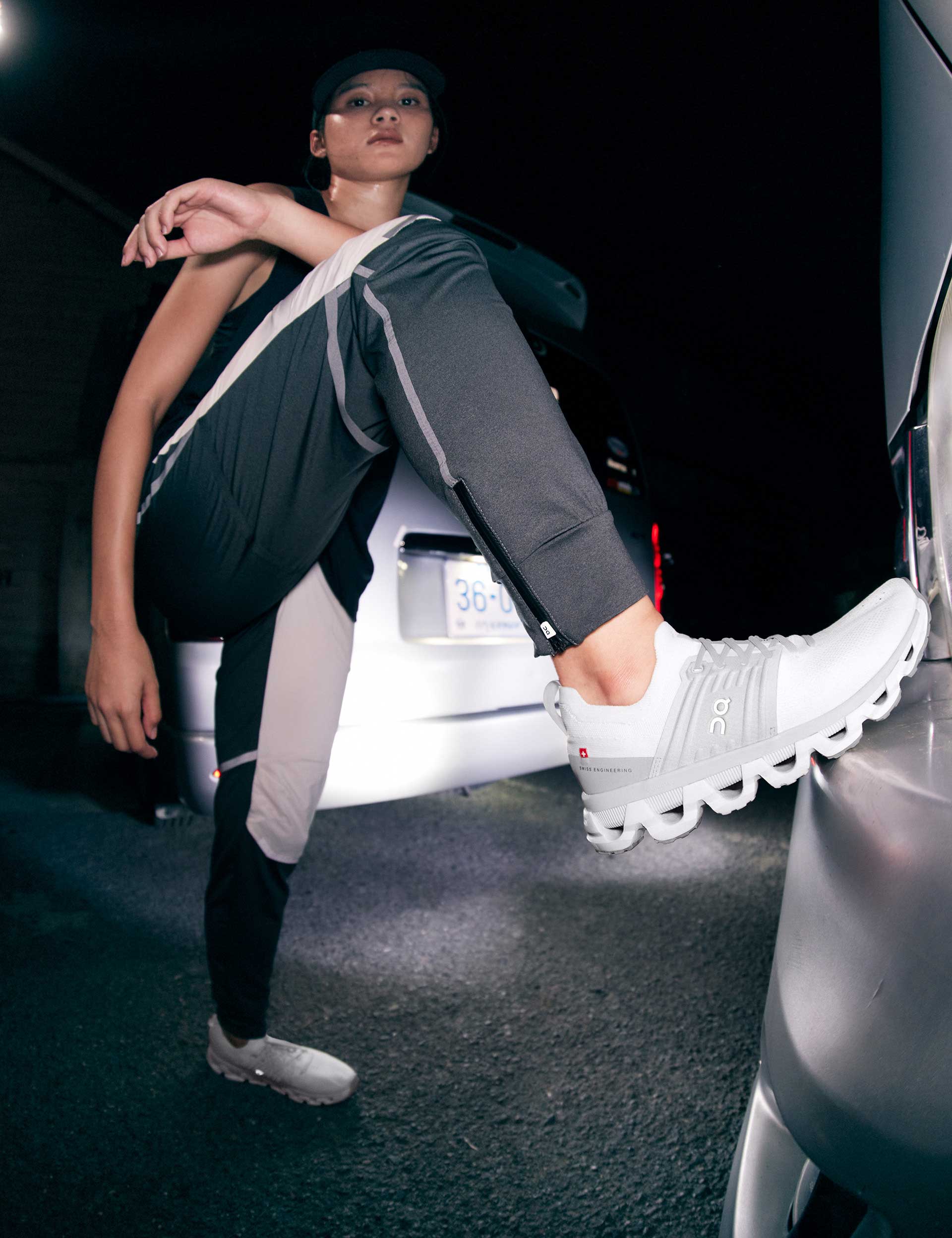 Cloudswift 3 Running Shoes - White/Frost - Lightweight Cushioned Sneakers for Men & Women - Perfect for Jogging, Gym Workouts & Daily Wear