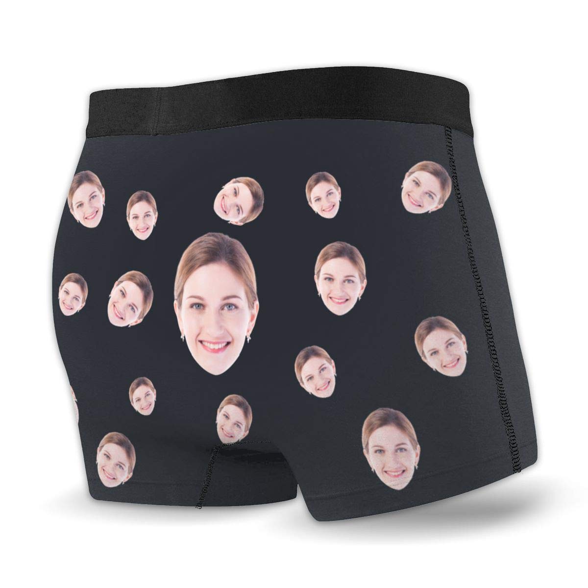 Custom Face Boxer Briefs for Men - Personalized Funny Photo Underwear with Multi-Face Print - Novelty Gift for Boyfriend, Husband, Dad - Perfect for Birthdays, Anniversaries & Gag Gifts