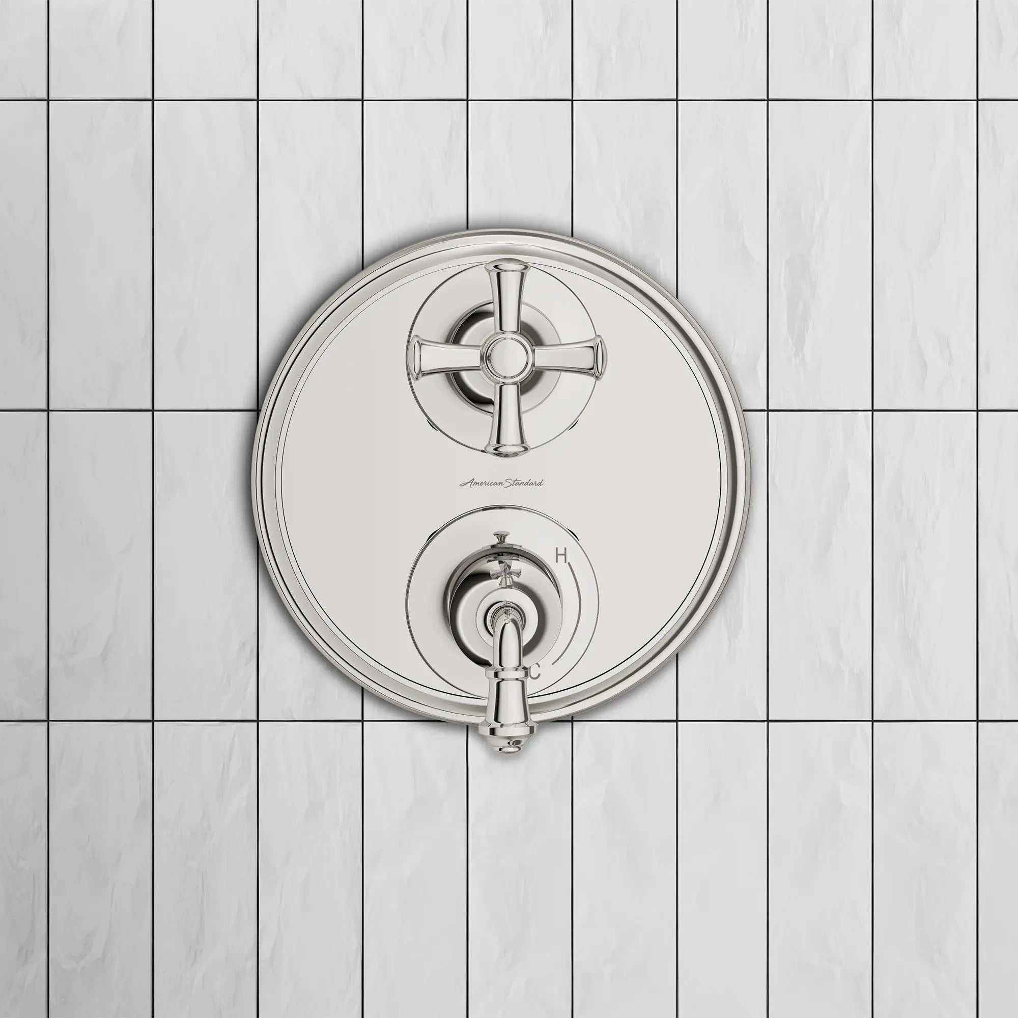 Delancey® 2 Handle Integrated Shower Diverter Trim Kit - Chrome Finish for Bathroom & Shower Remodel - Perfect for Modern Home Upgrades