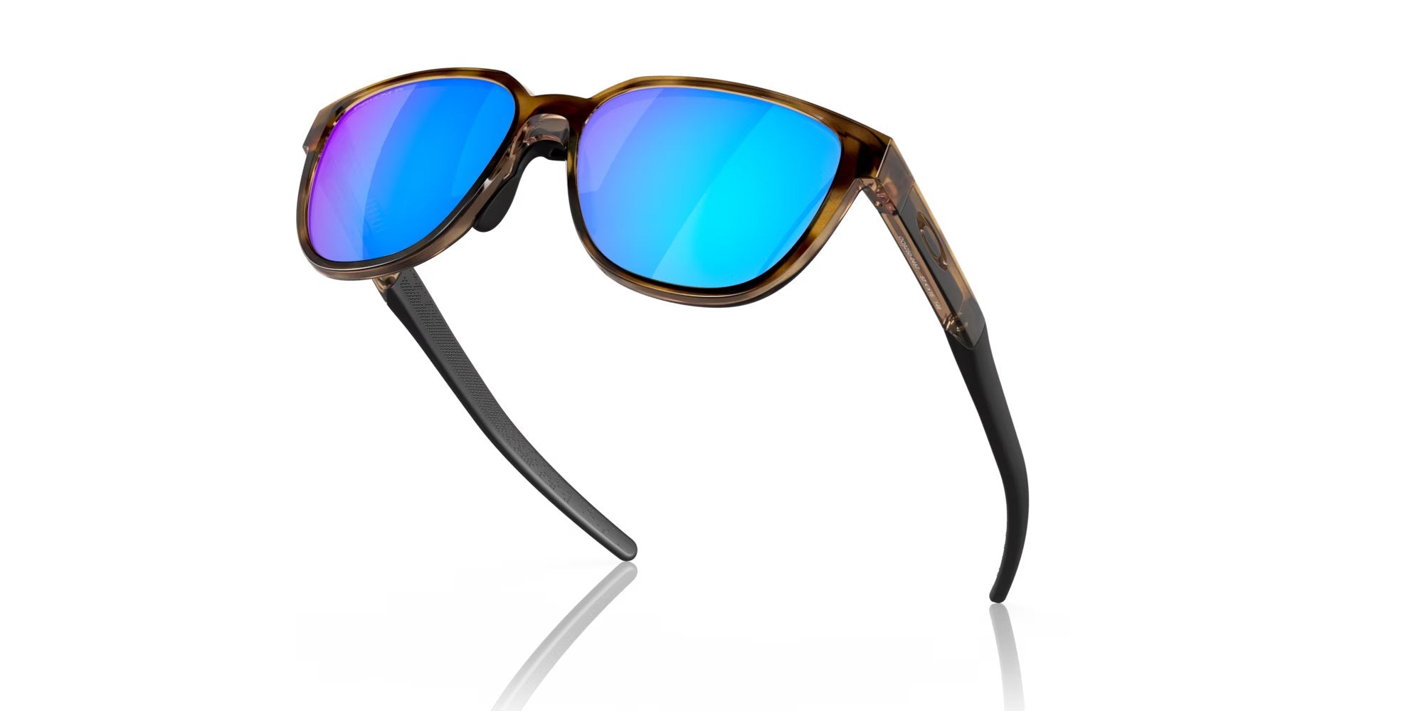 Polarized Brown Tortoise Sunglasses with Prizm Sapphire Lenses - UV Protection for Outdoor Sports & Driving