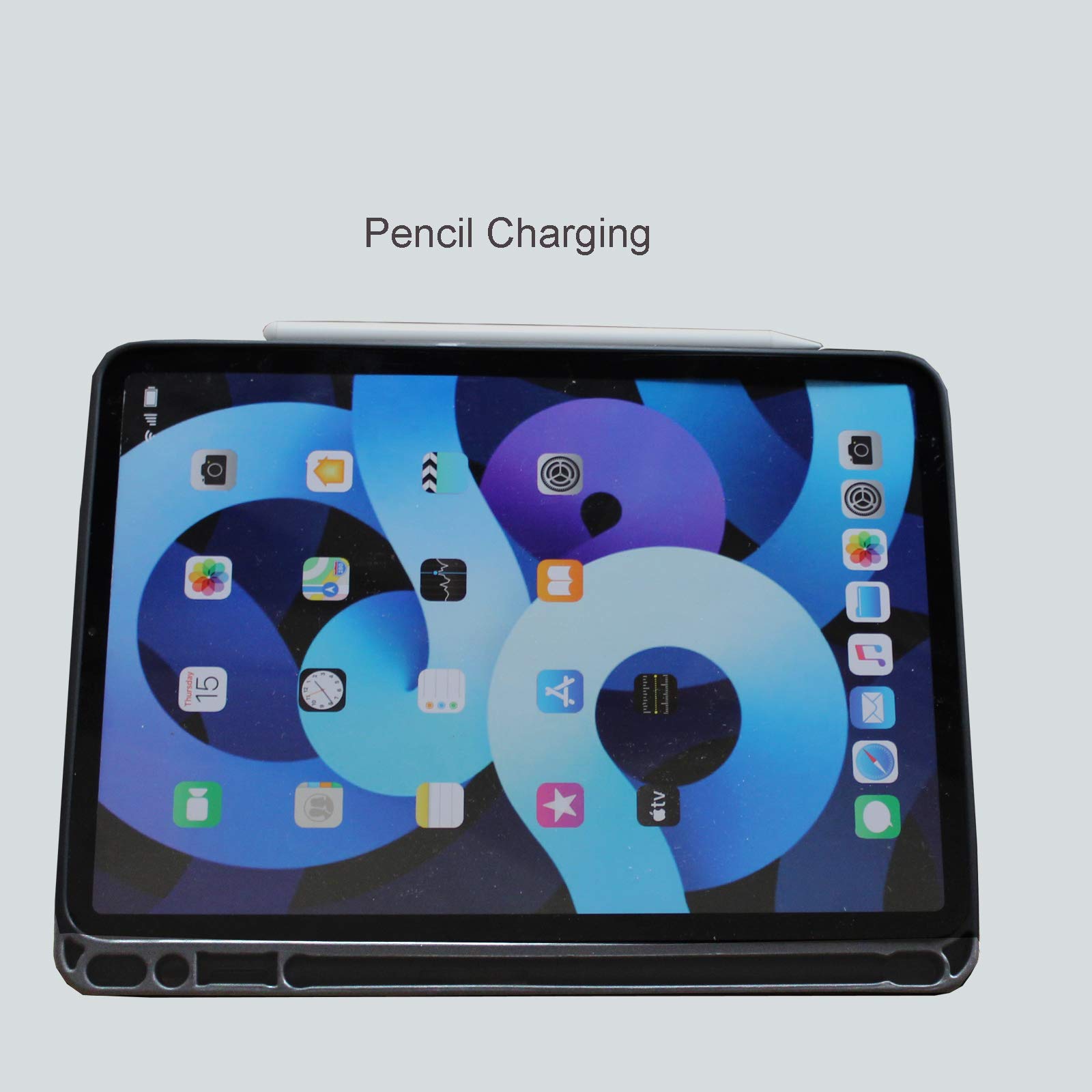 Shockproof Trifold Stand Case for iPad Air 5th Gen 2022 & 4th Gen 2020 (10.9 inch) - Protective Cover for Models A2588/A2589/A2591/A2316/A2324/A2072 | Perfect for Work, Study & Travel (Purple)