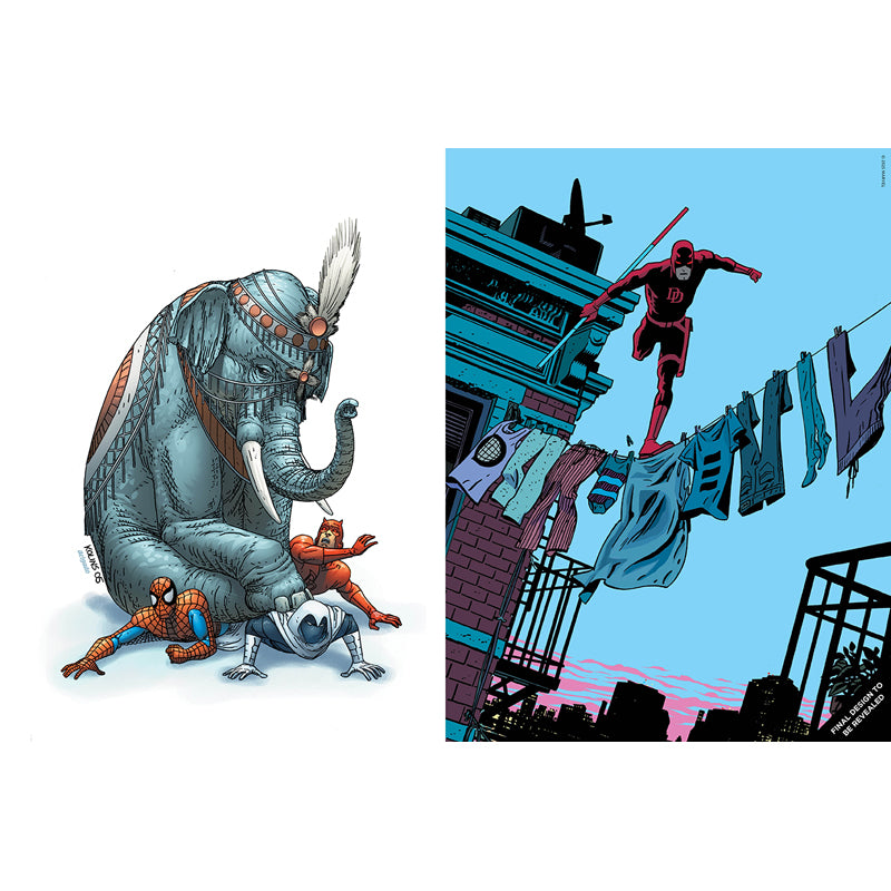 Marvel’s Daredevil: The Illustrated History Book - Collectible Comic Art & Character Guide for Fans | Perfect for Gifts, Home Decor, and Comic Book Collections