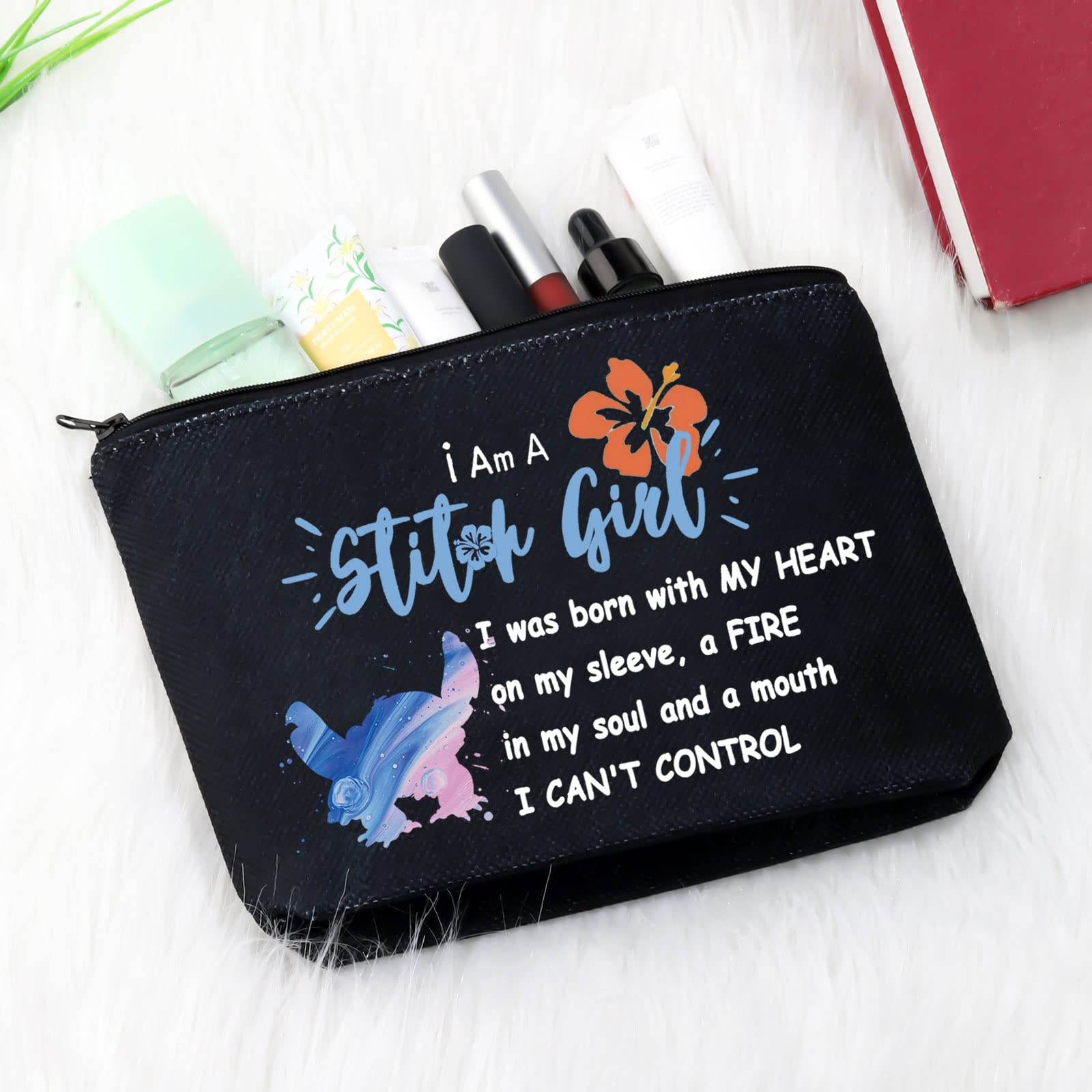 GJTIM Movie Character Zipper Pouch - Spirit Animal Inspired Makeup Bag for Fans | Perfect for Cosmetics, Travel & School Supplies Organization