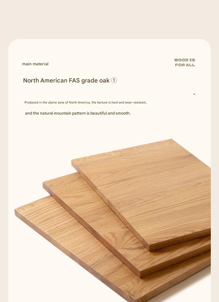 Solid Oak Wood Modern Minimalist Soft Leaning Bed Frame - Queen Size Platform Bed for Bedroom, Guest Room & Small Spaces