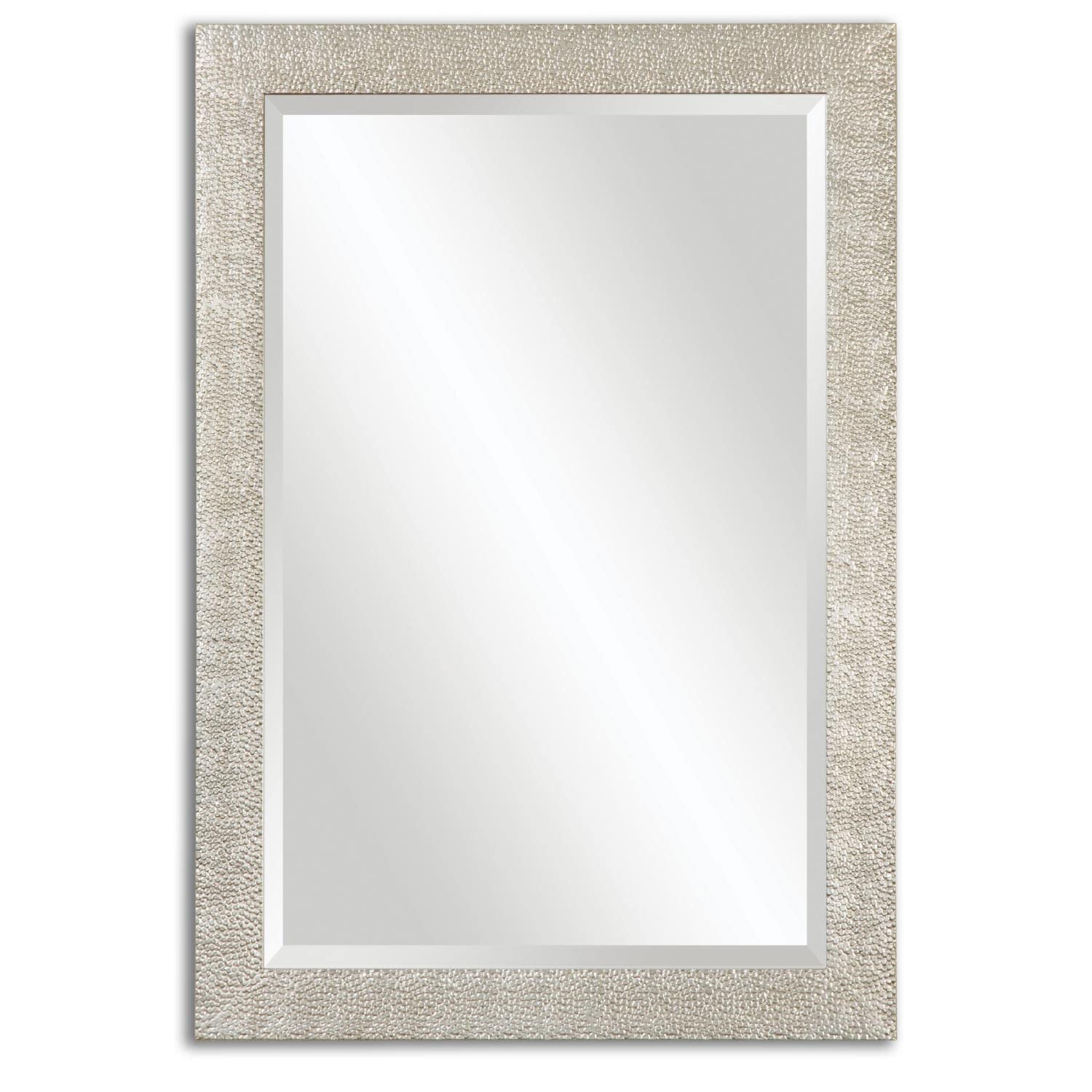Uttermost Porcius Antiqued Silver Mirror 14495 - Elegant Wall Decor for Living Room, Bedroom & Entryway