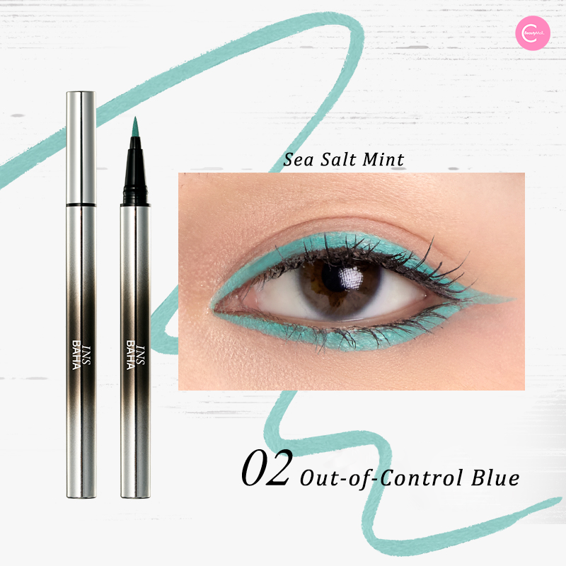 INSBAHA Soft Colorful Liquid Eyeliner Pen - Waterproof, Long-Lasting, Vibrant Colors for Eye Makeup - Perfect for Parties, Halloween, Cosplay & Everyday Wear