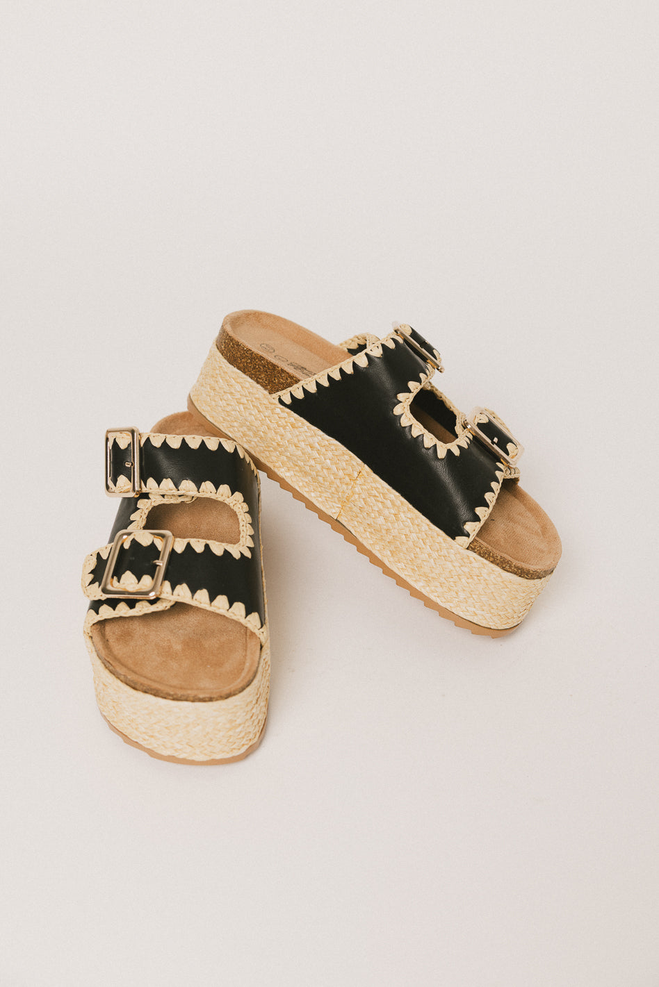 Kyler Women's Platform Sandals - Comfortable Summer Slide Sandals with Arch Support for Walking, Beach, and Casual Outfits
