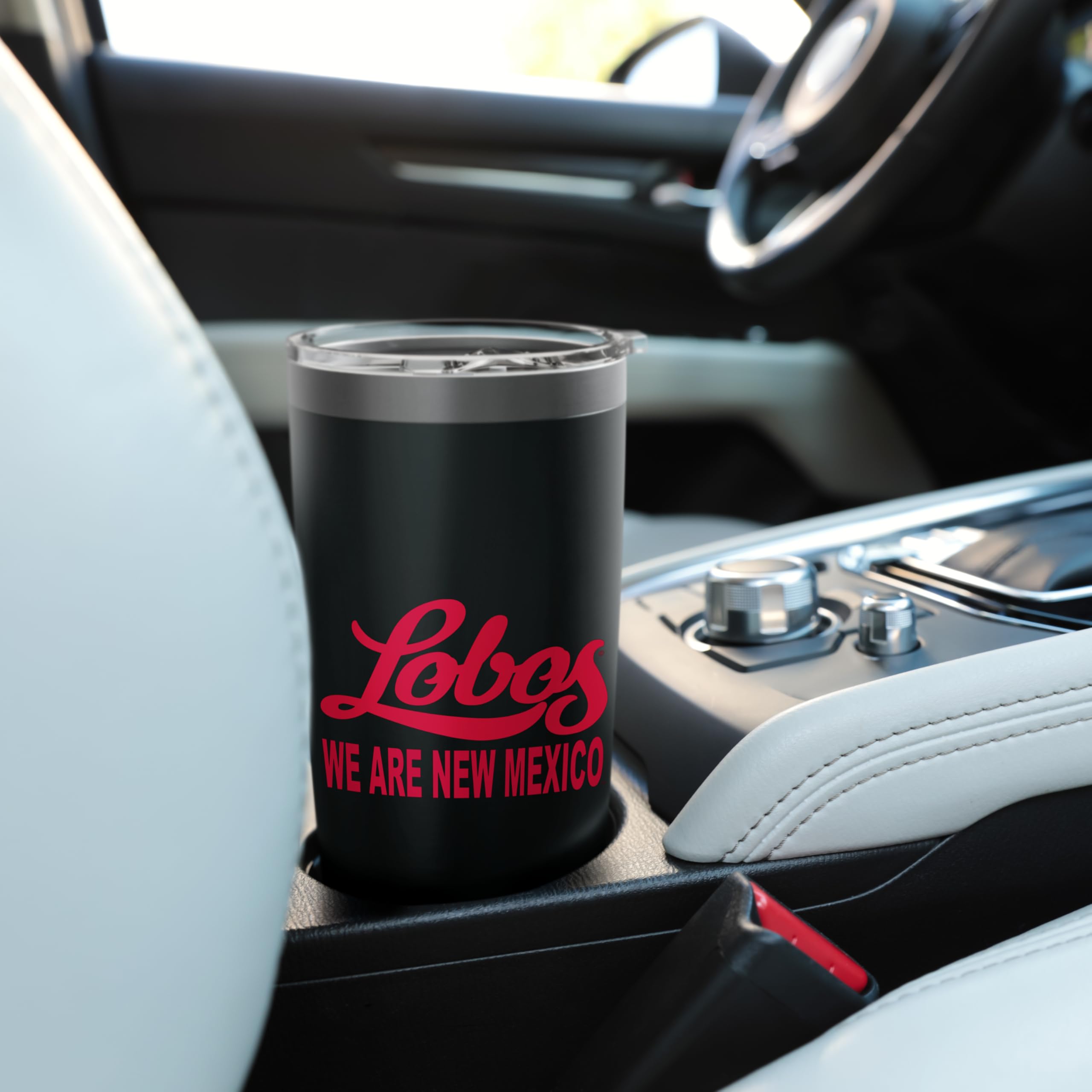 University of New Mexico Lobos Stainless Steel Insulated Tumbler 20oz - UNM Team Spirit Travel Mug for Coffee & Tea - Perfect for Campus, Tailgating & Game Day