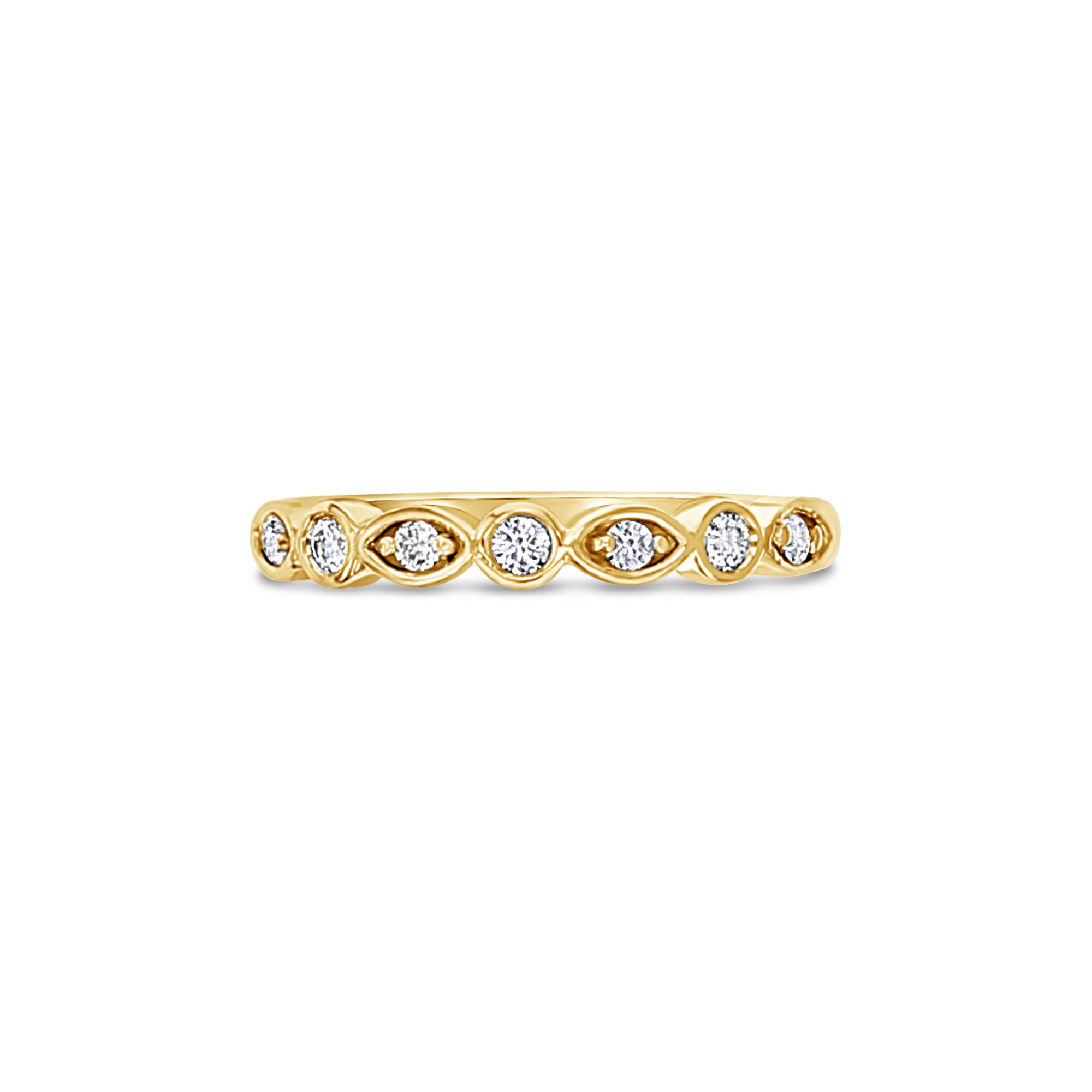 Antique Style Diamond Ring .14cttw in 14K White, Rose, or Yellow Gold - Elegant Vintage Jewelry for Engagement, Wedding, Anniversary & Special Occasions