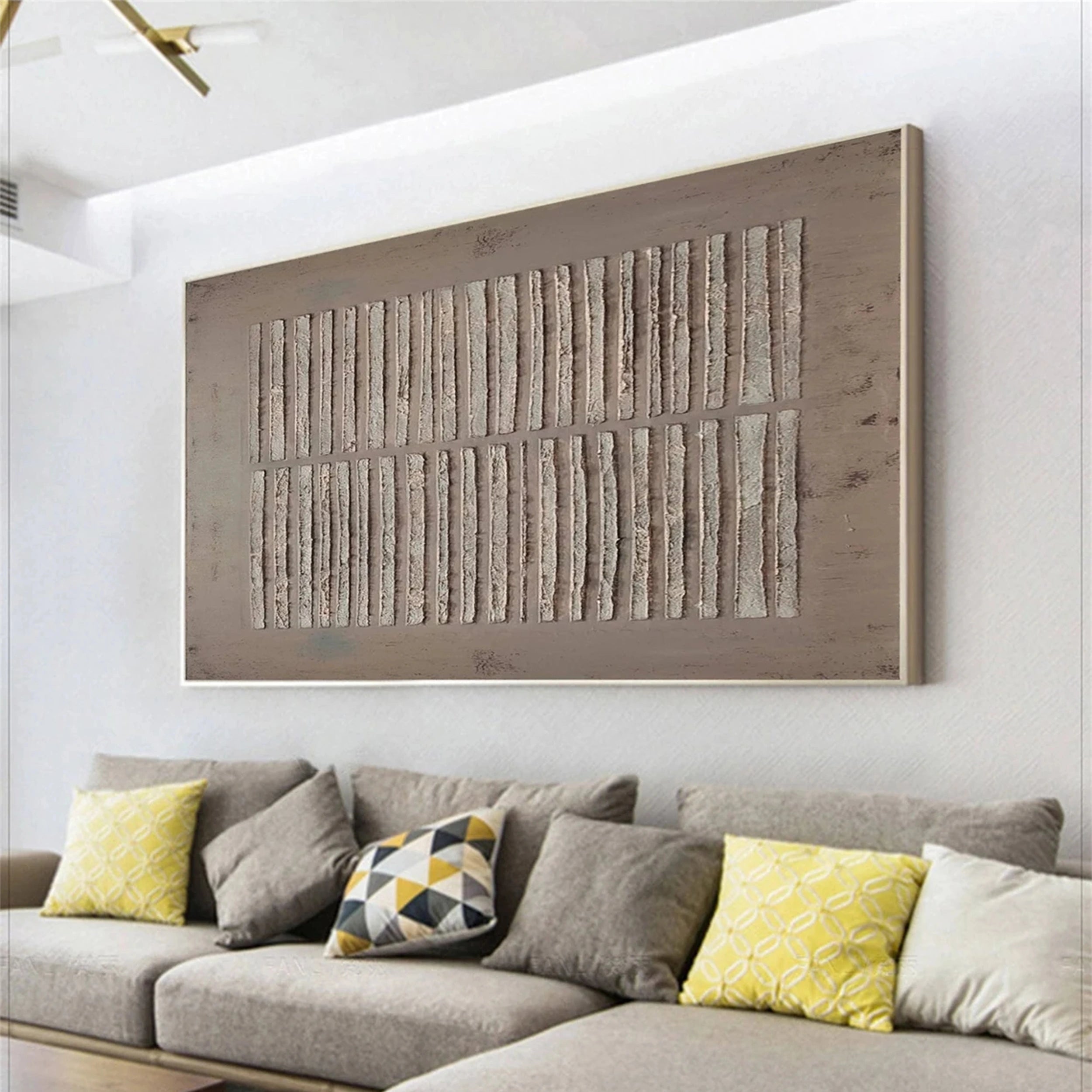 Abstract Tranquility Wall Art Print #WS111 - Modern Home Decor for Living Room, Bedroom & Office - Calming Abstract Painting for Relaxation & Stress Relief