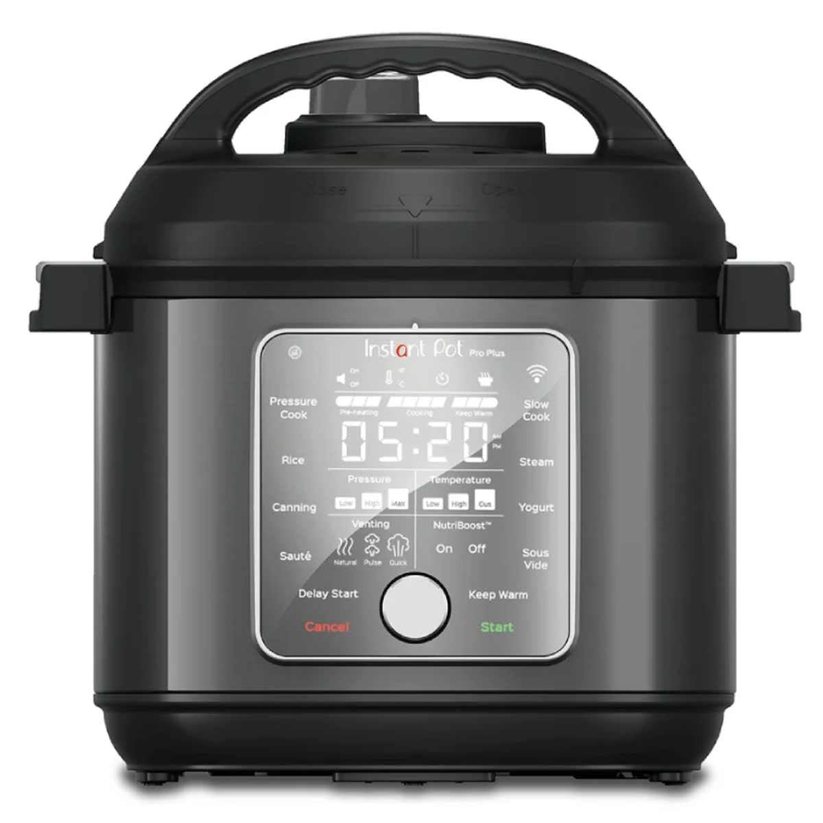 Instant Pot Multicooker Pro Plus 5.7L (6Qt) 10-in-1 Pressure Cooker, Slow Cooker, Rice Cooker, Steamer & More - Perfect for Family Meals, Meal Prep & Healthy Cooking