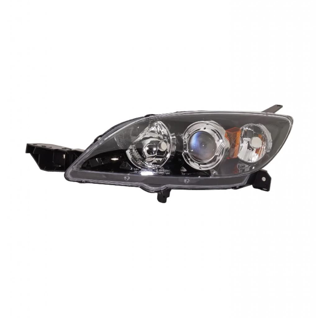 2004-2009 Mazda 3 Driver Side Headlight Assembly - DOT Certified Replacement (Part #MA2518107, BN8F-51-0L0E) - Perfect for Night Driving & Road Safety
