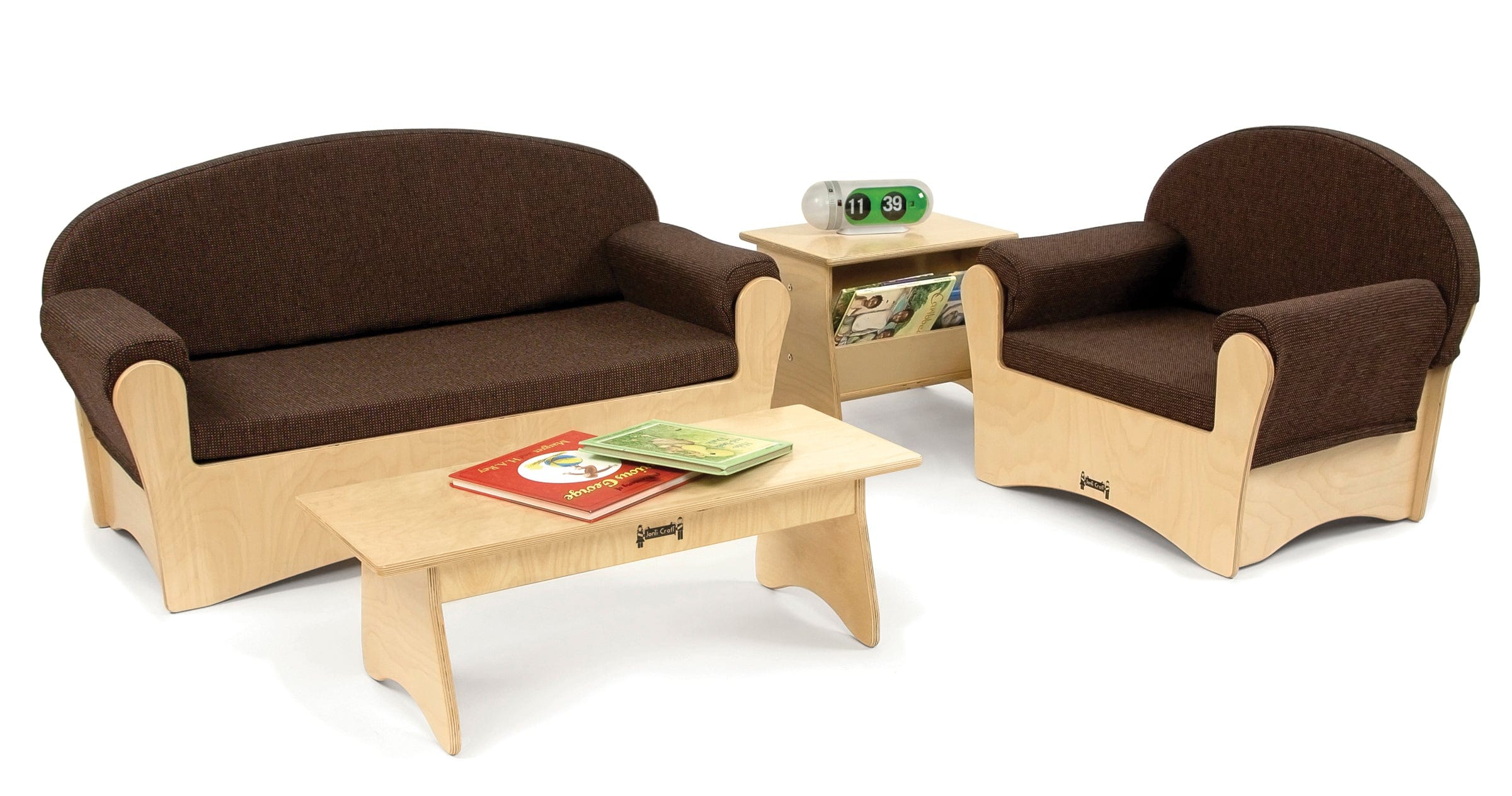 Comfy 4-Piece Living Room Furniture Set - Sofa, Chair & Coffee Table for Cozy Home Decor | Perfect for Small Spaces, Apartments & Family Gatherings