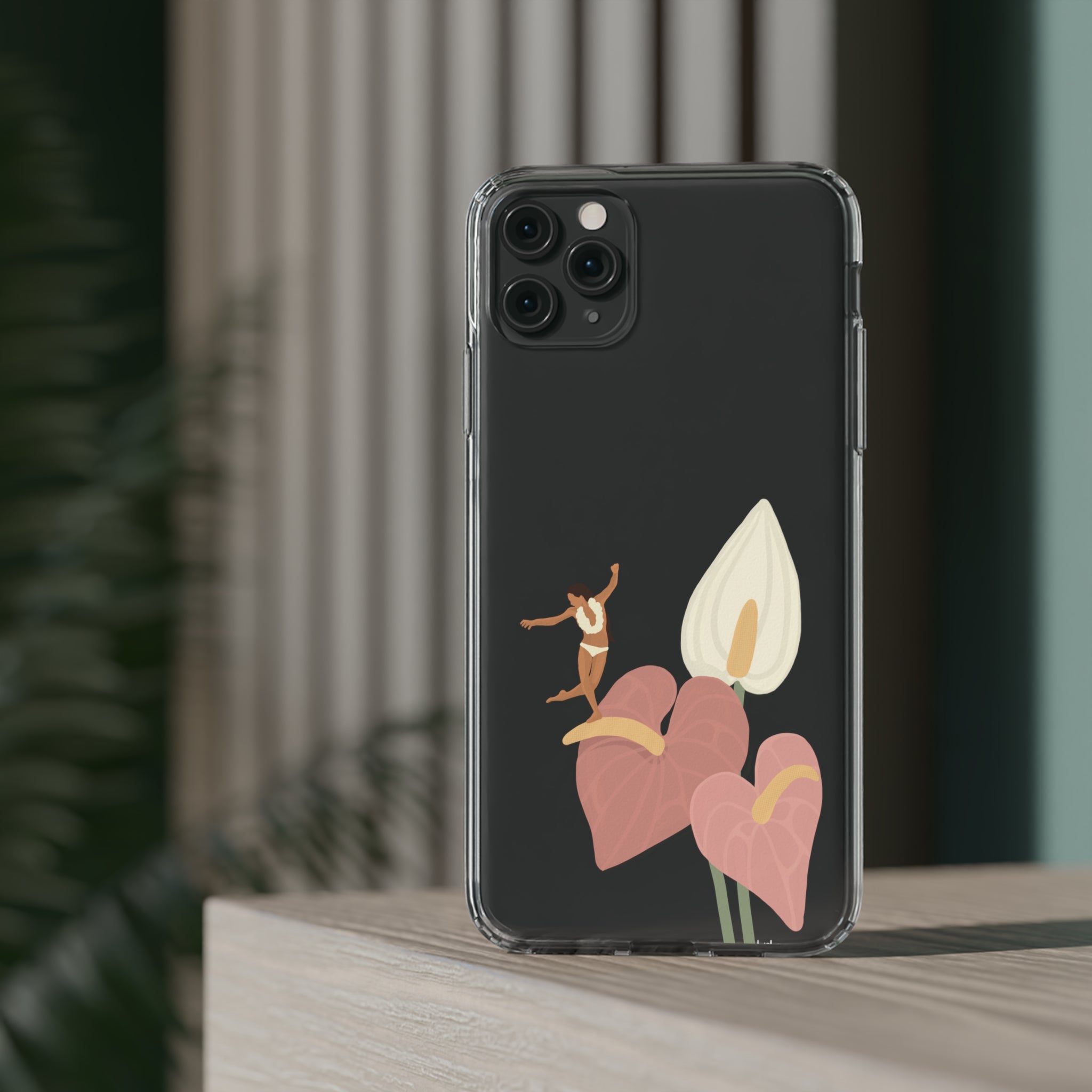 He'e Nalu Clear Phone Case - Ultra Slim Protective Cover for iPhone & Samsung - Perfect for Beach, Surfing & Outdoor Activities