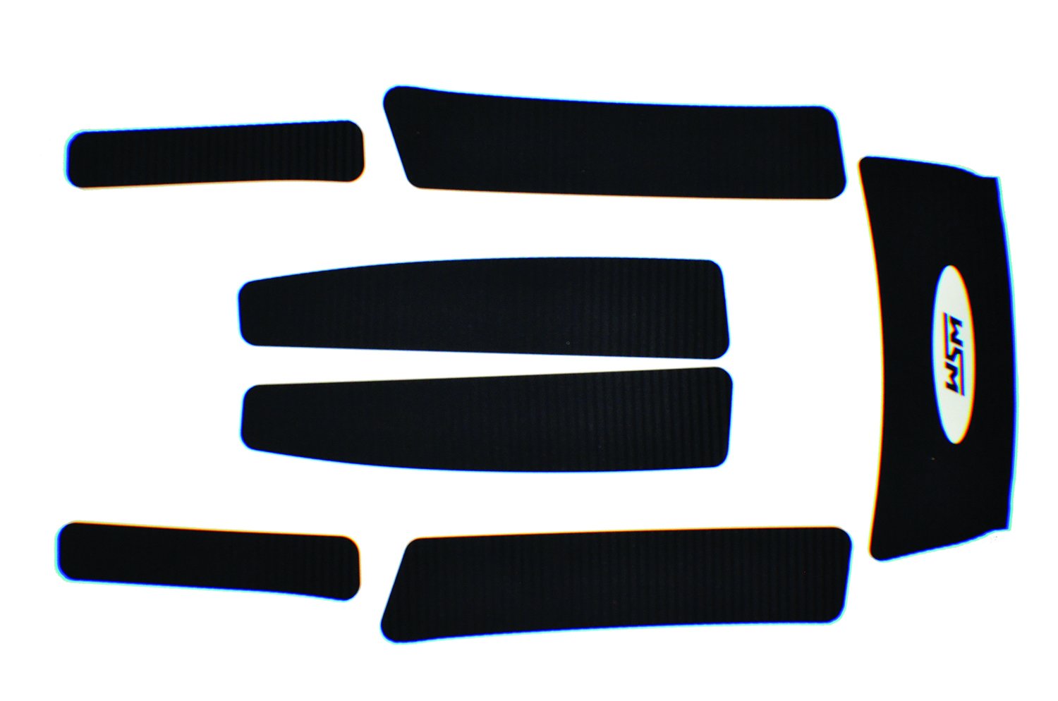 WSM 012-210BLK Black Non-Slip Traction Pad for Surfboards & Skateboards - Enhanced Grip for Water Sports & Outdoor Activities