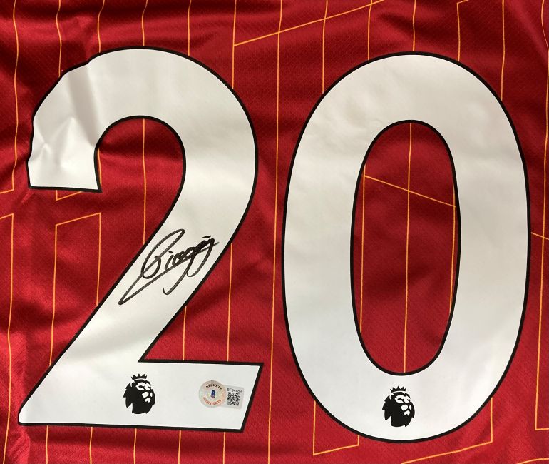 Official Diogo Jota Signed Liverpool FC Nike Home Jersey 2023 - Authentic Autographed Soccer Shirt for Fans & Collectors - Perfect for Matchdays, Gifting & Memorabilia Display