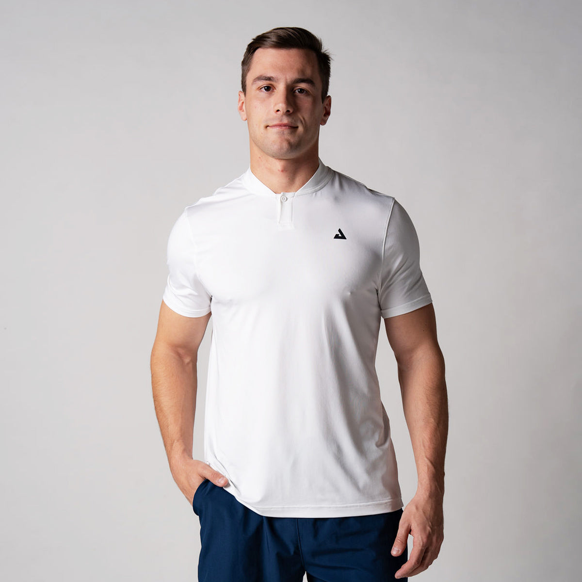 Men's Performance Polo Shirt for Tennis & Golf - Breathable, Moisture-Wicking & UV Protection - Ideal for Sports, Casual Wear & Outdoor Activities