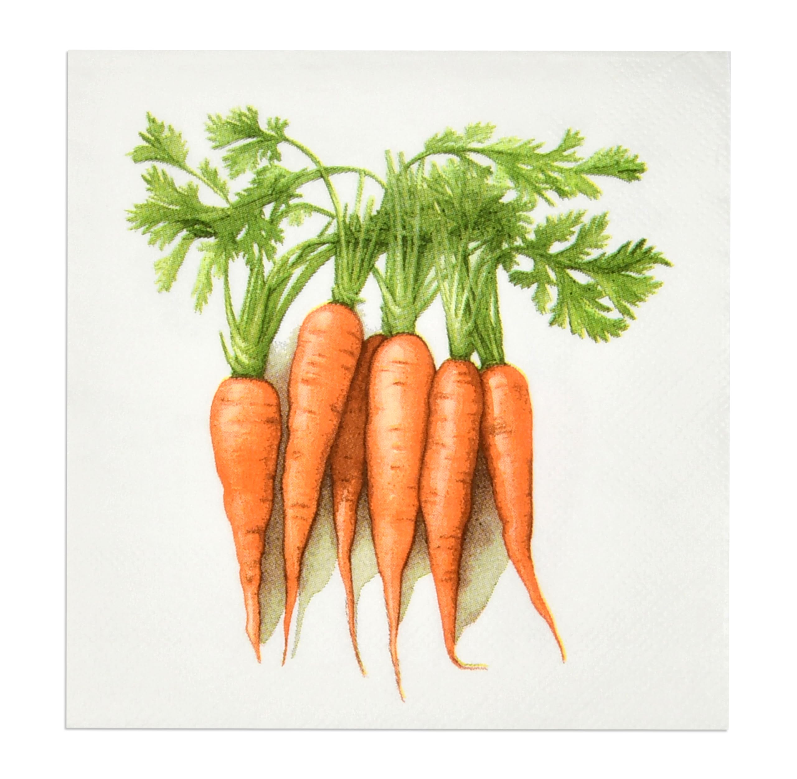 100-Pack Easter Carrot Cocktail Beverage Napkins | Disposable Paper Holiday Decorations for Spring Bunny, Floral Wedding & Baby Shower | Perfect for Dessert Tables, Dinner Parties & Easter Celebrations