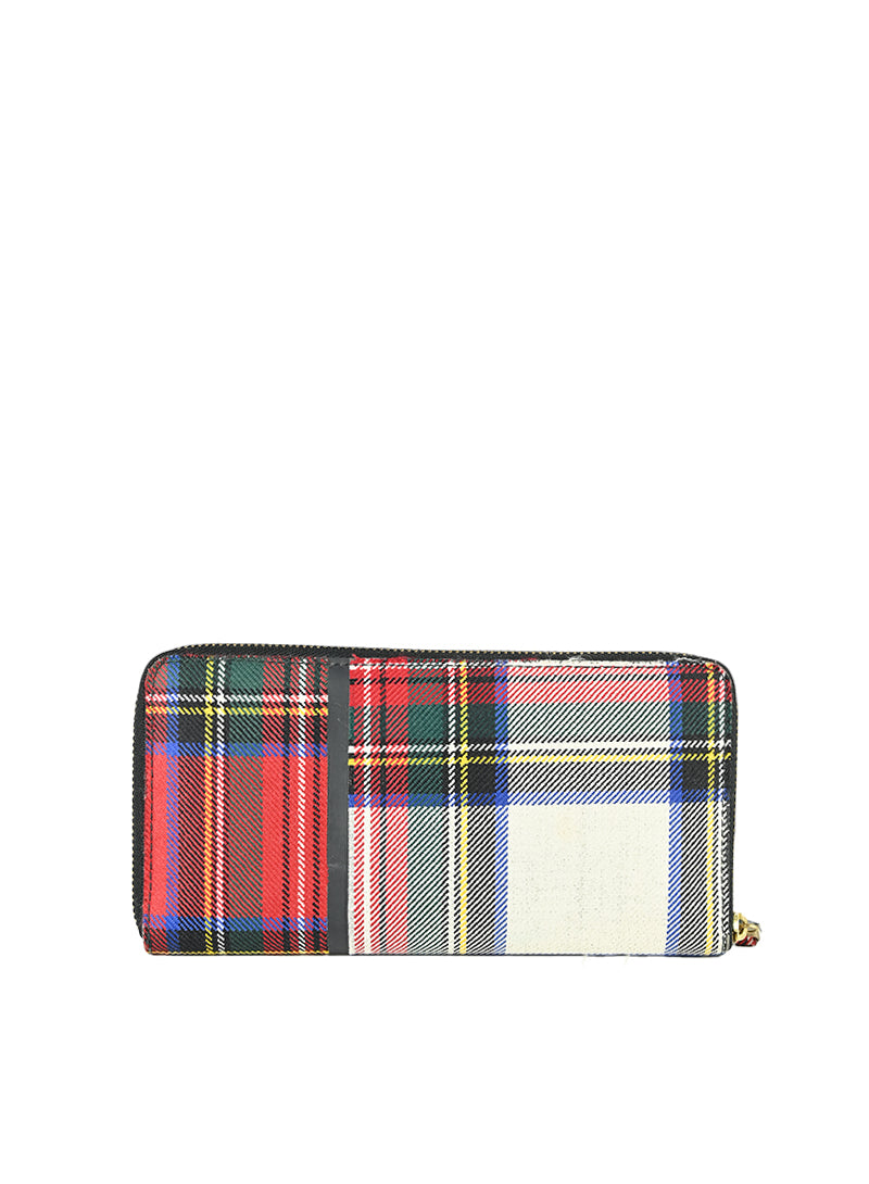 Comme des Garcons Tartan Wallet for Men & Women - Stylish Plaid Design for Everyday Use & Travel Accessories