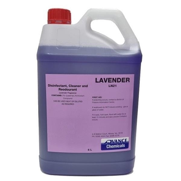 Advanced Chemicals Lavender Disinfectant Cleaner & Deodorizer - Multi-Surface Sanitizer for Home, Office, and Commercial Use